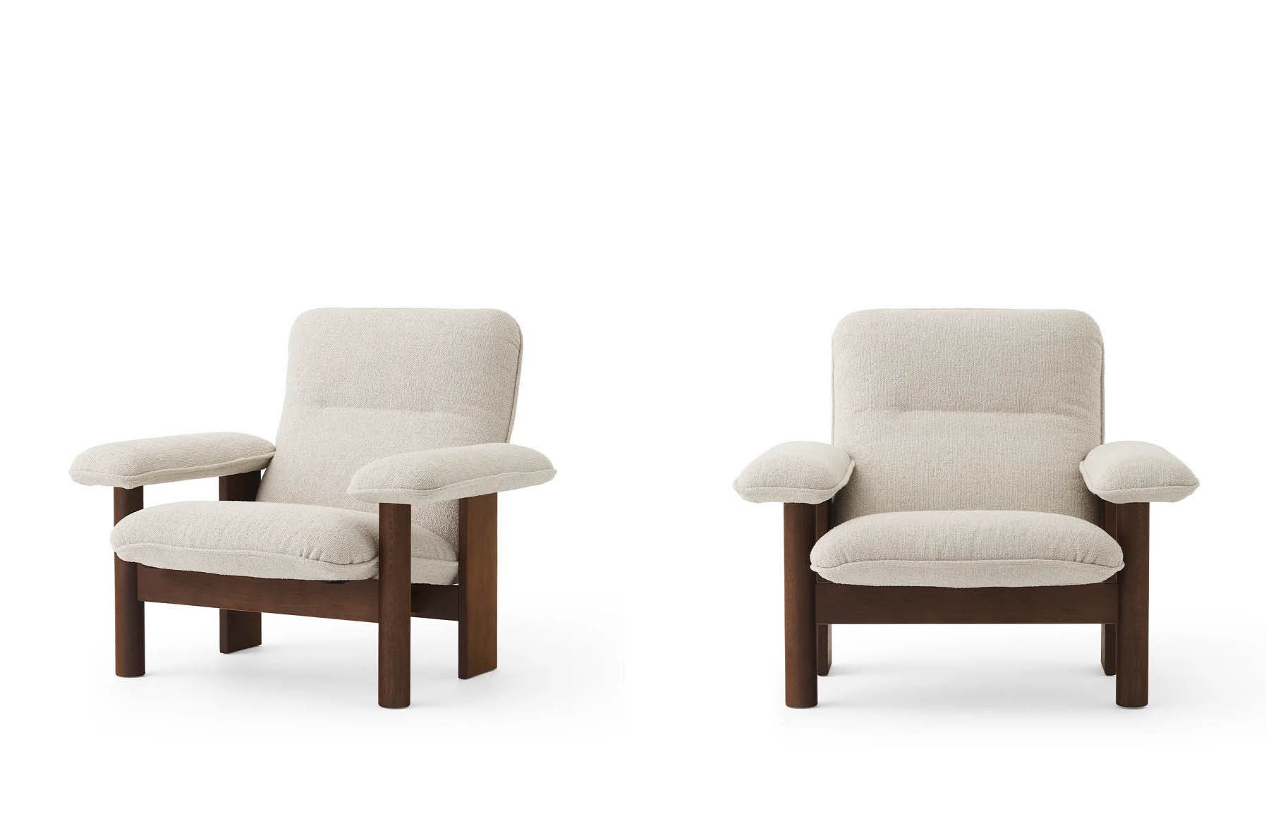 Fauteuil 'Brasilia'<br />Marque: Audo. Finitions au choix