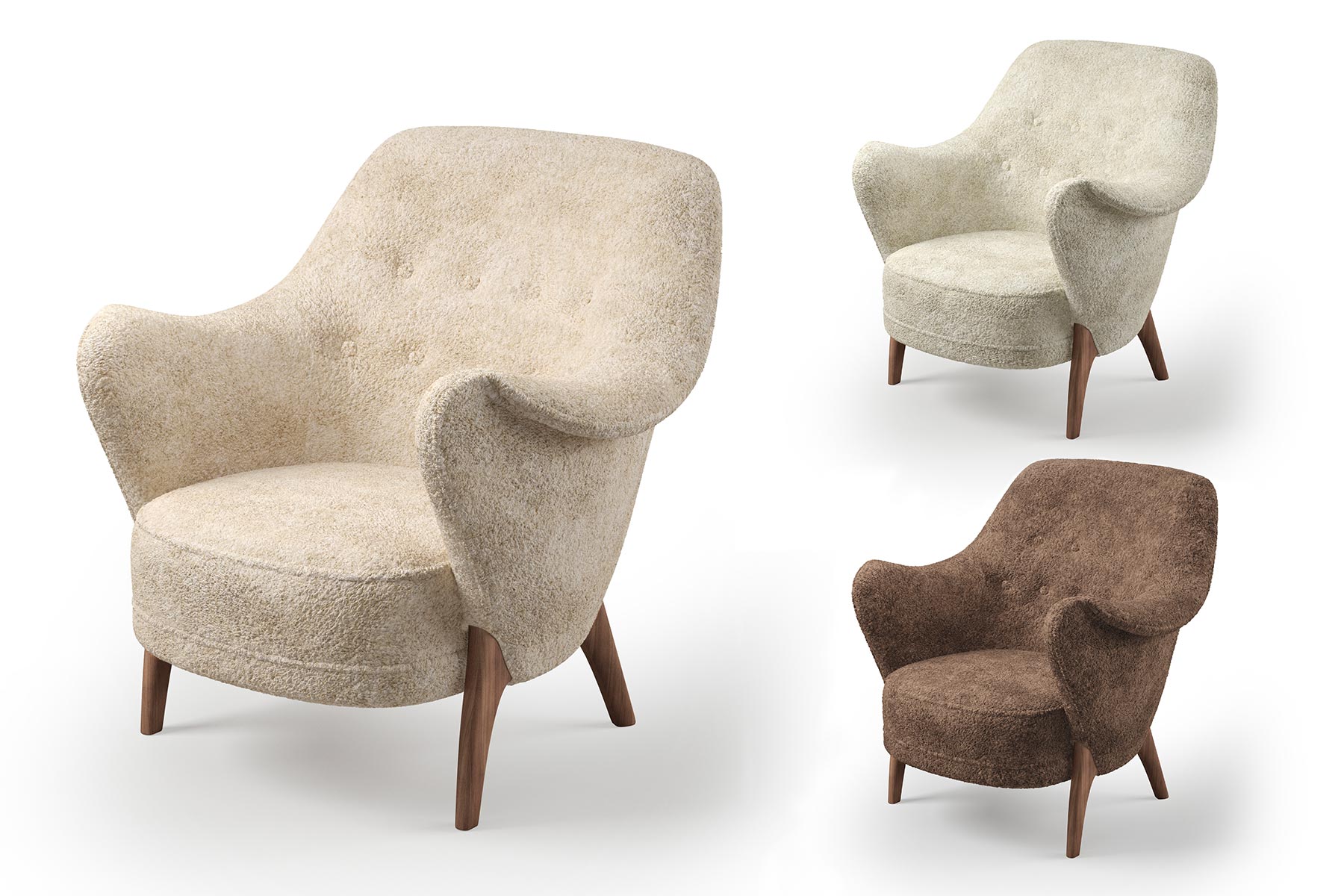 Fauteuil 'Cocktail' </br>Marque: Warm Nordic. 3 coloris