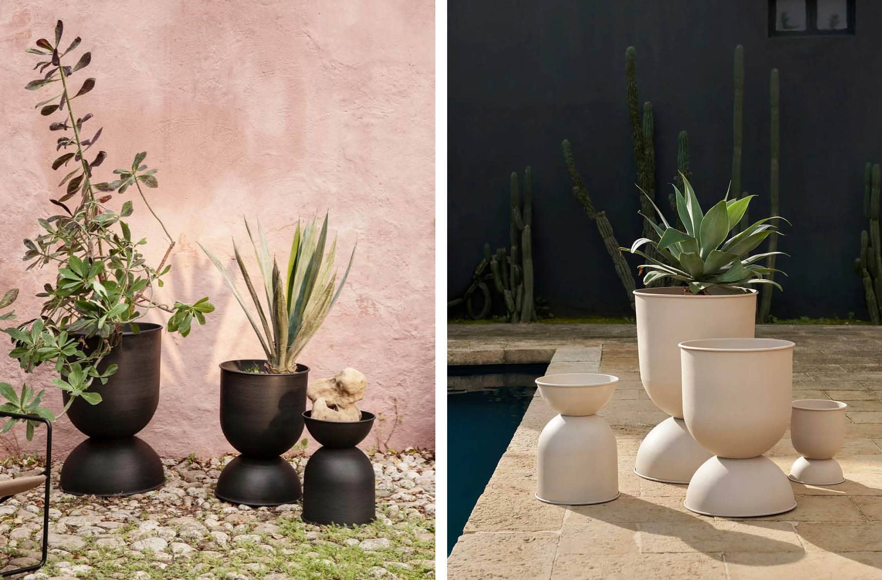 Pot de Plante 'Hourglass' </br>Marque: 'Ferm Living' 4 tailles