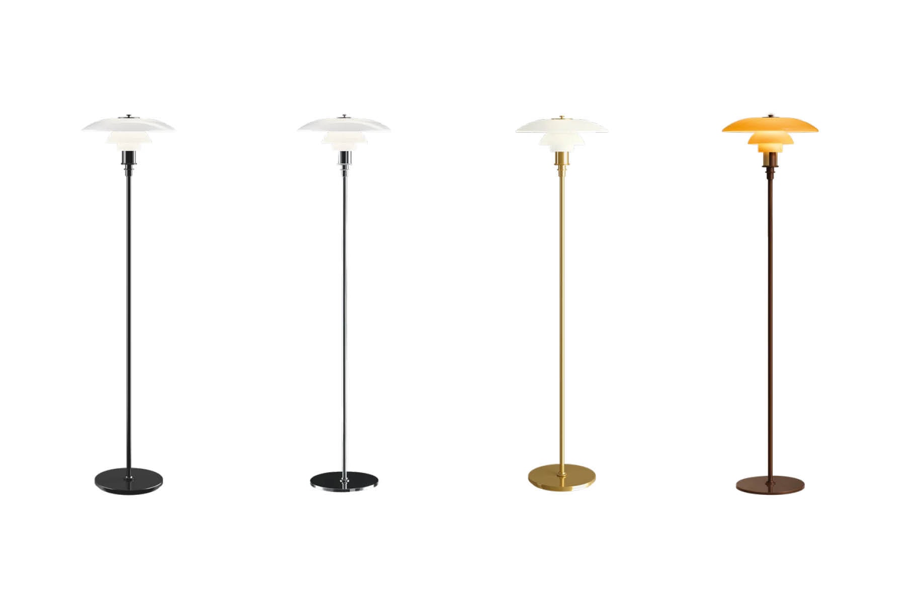 Lampadaire 'PH 3½-2½' </br>Designer: 'Poul Henningsen'