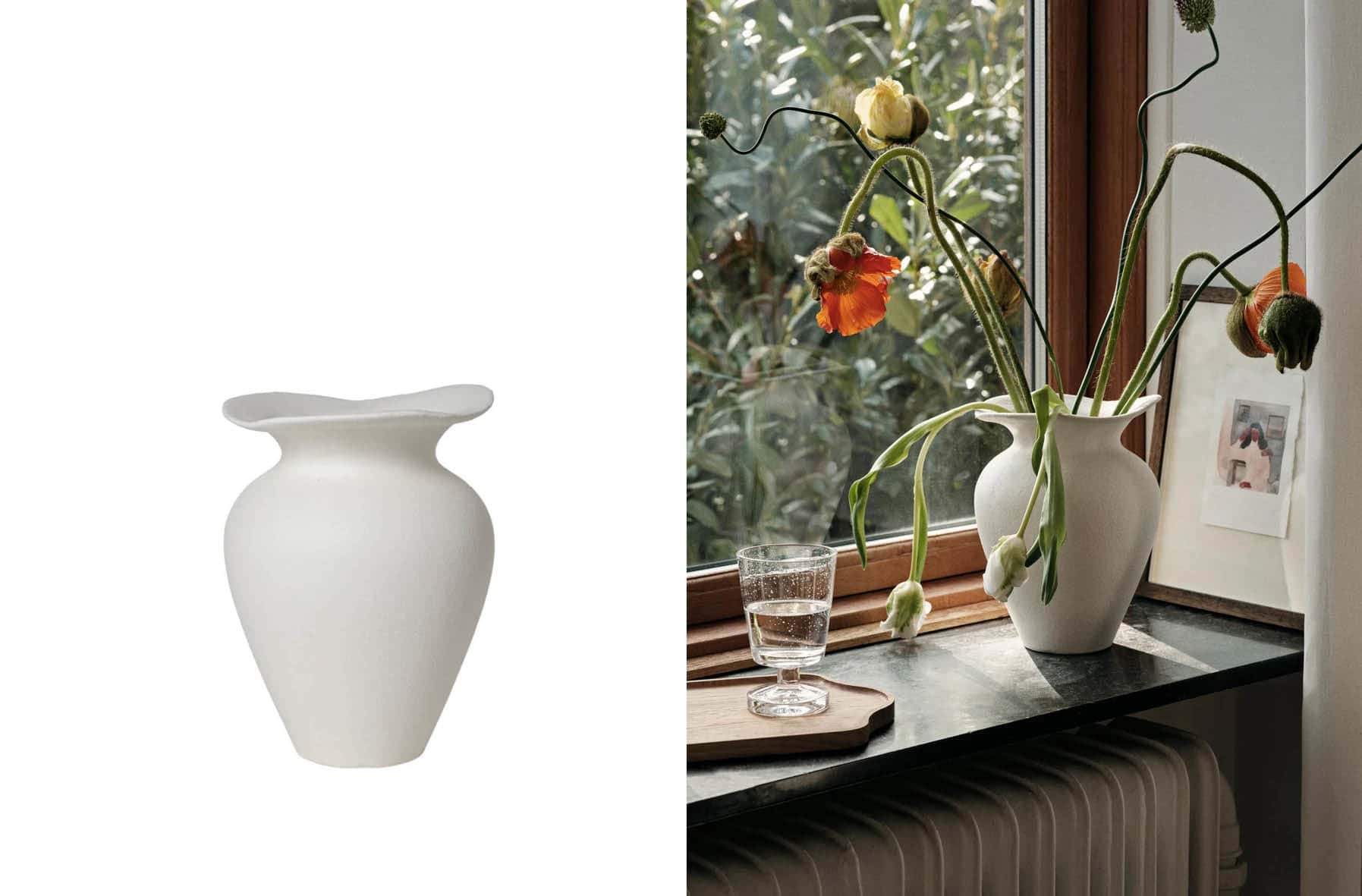Vase 'Florentina'</br>Marque: 'Broste'. 3 tailles