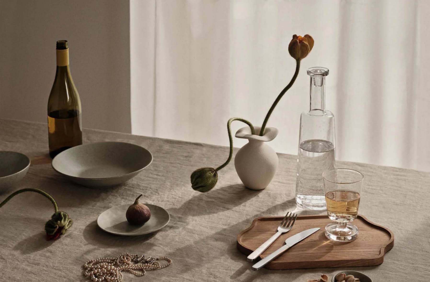 Vase 'Florentina'</br>Marque: 'Broste'. 3 tailles – Image 3