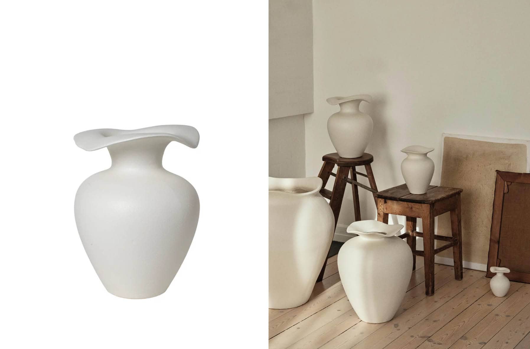 Vase 'Florentina'</br>Marque: 'Broste'. 3 tailles – Image 2