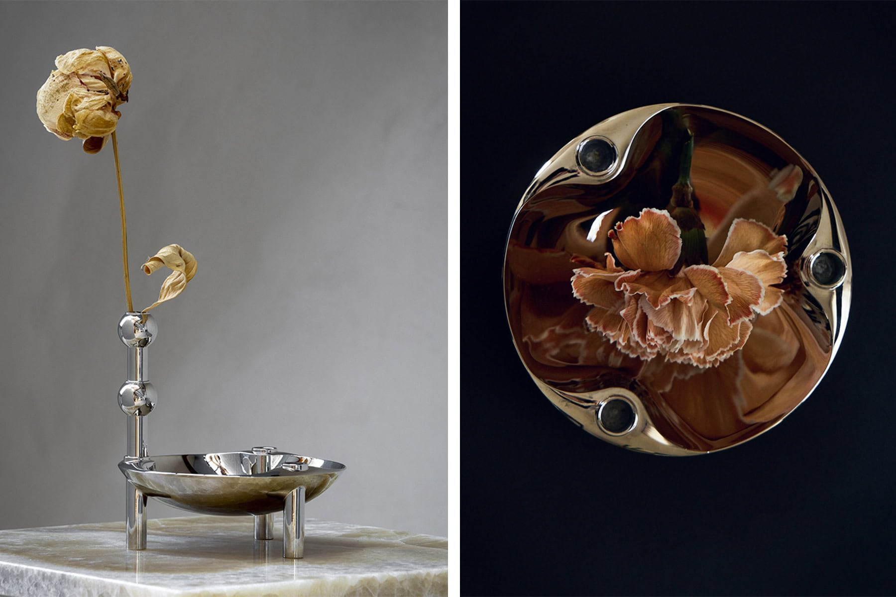 Bowl 'Stoff' Chrome</br>Designer: 'Hans Nagel'