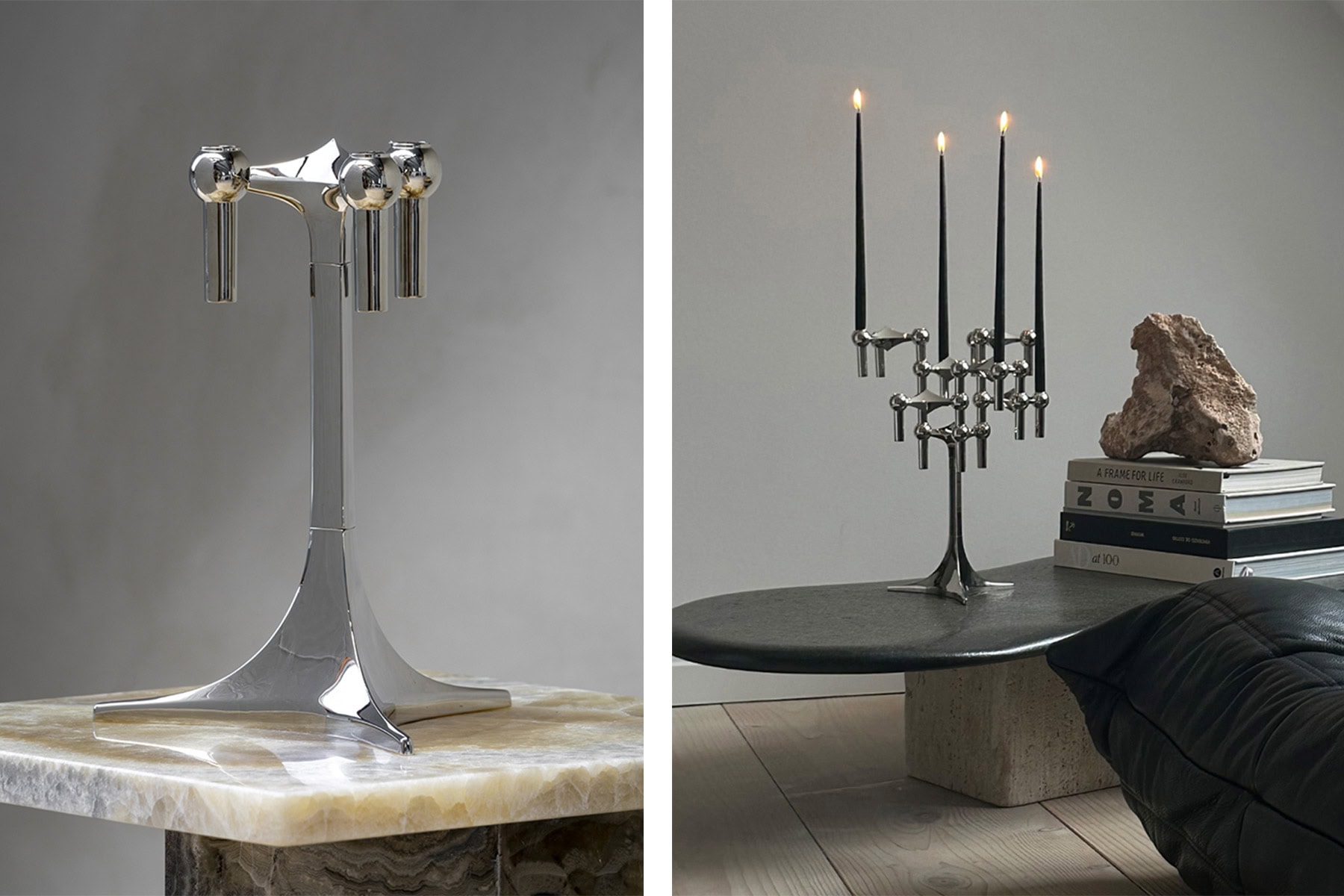 Stand 'Stoff' Chrome</br>Designer: 'Hans Nagel'