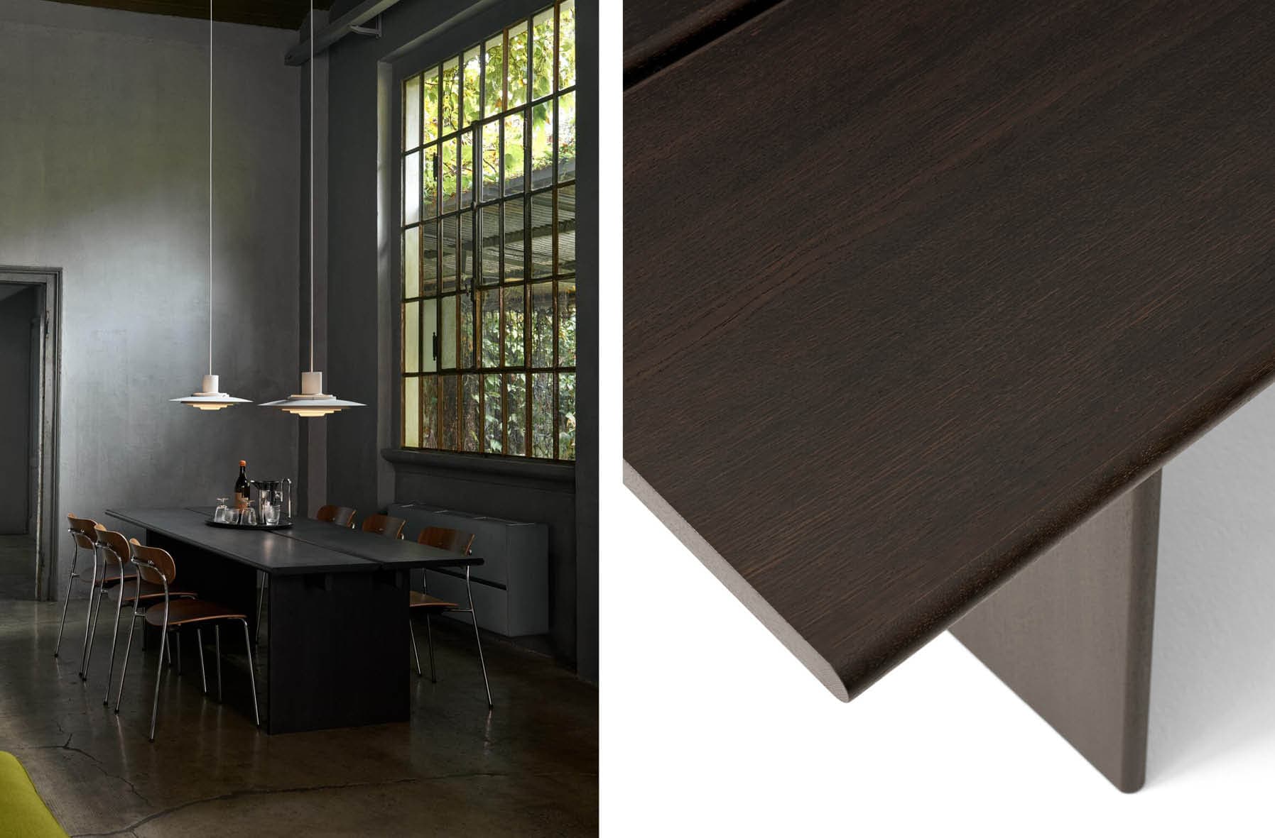 Table de repas 'Ita' </br>'&Tradition'. 2 finitions – Image 2