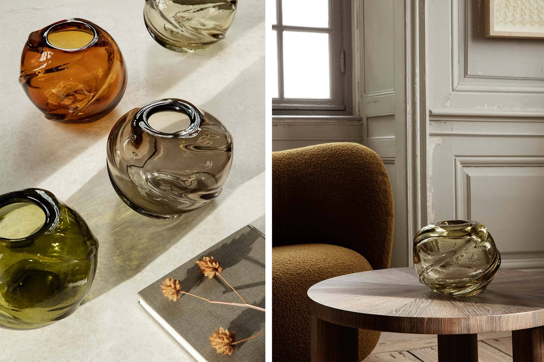 Vase 'Water Swirl'</br>'Ferm Living' 4 coloris au choix – Image 2