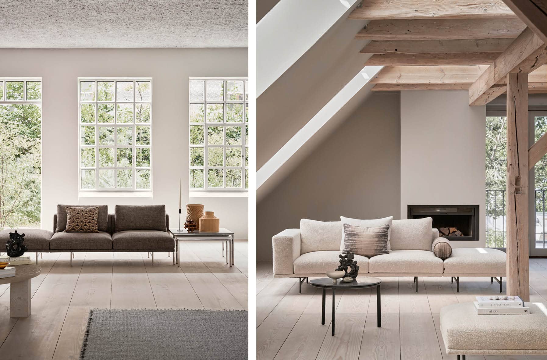 Canapé modulable 'Loft' <br />Marque: Vipp. Plusieurs choix