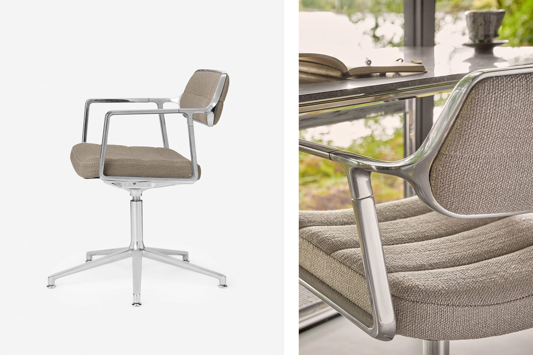 Chaise de Bureau 'Swivel 453 ' <br />Marque: Vipp. 6 finitions au choix – Image 4