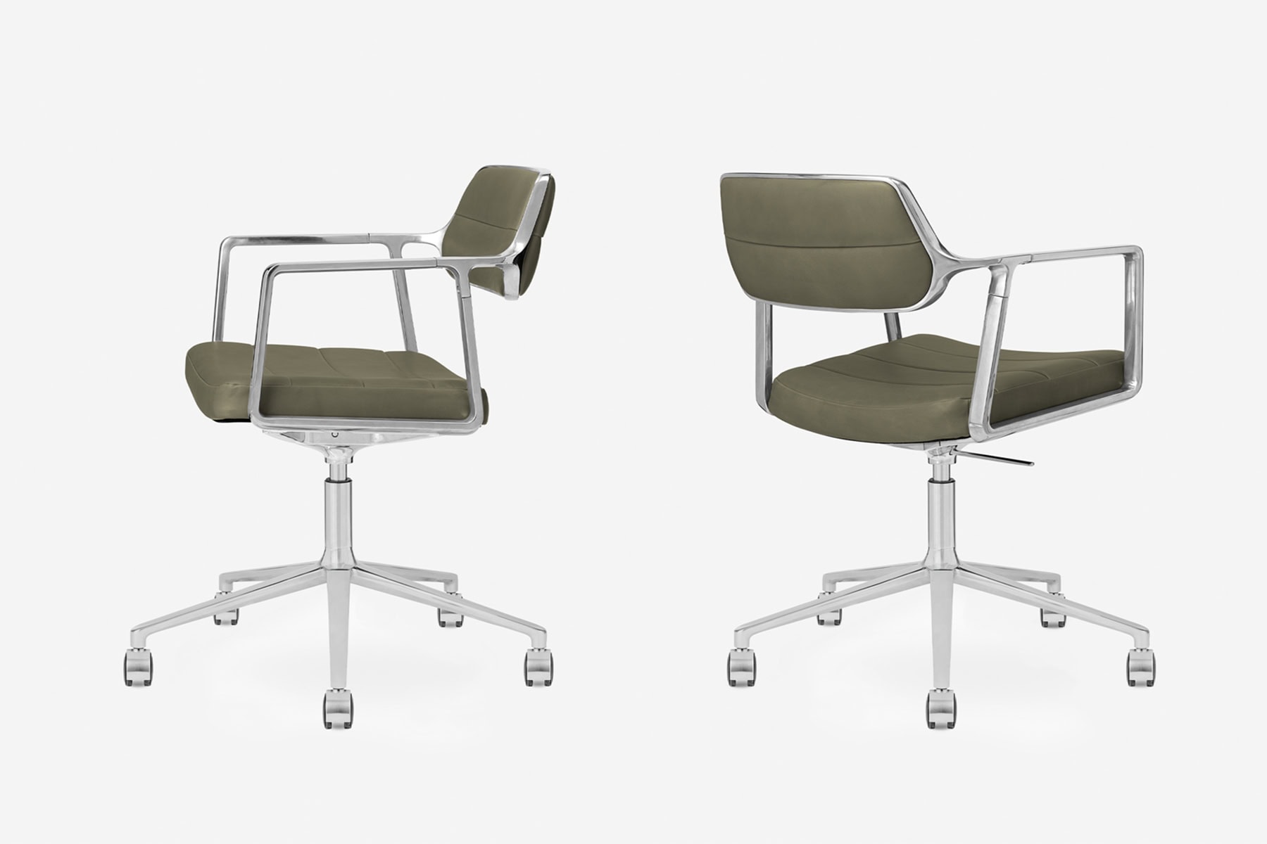 Chaise de Bureau 'Swivel 453 ' <br />Marque: Vipp. 6 finitions au choix – Image 3