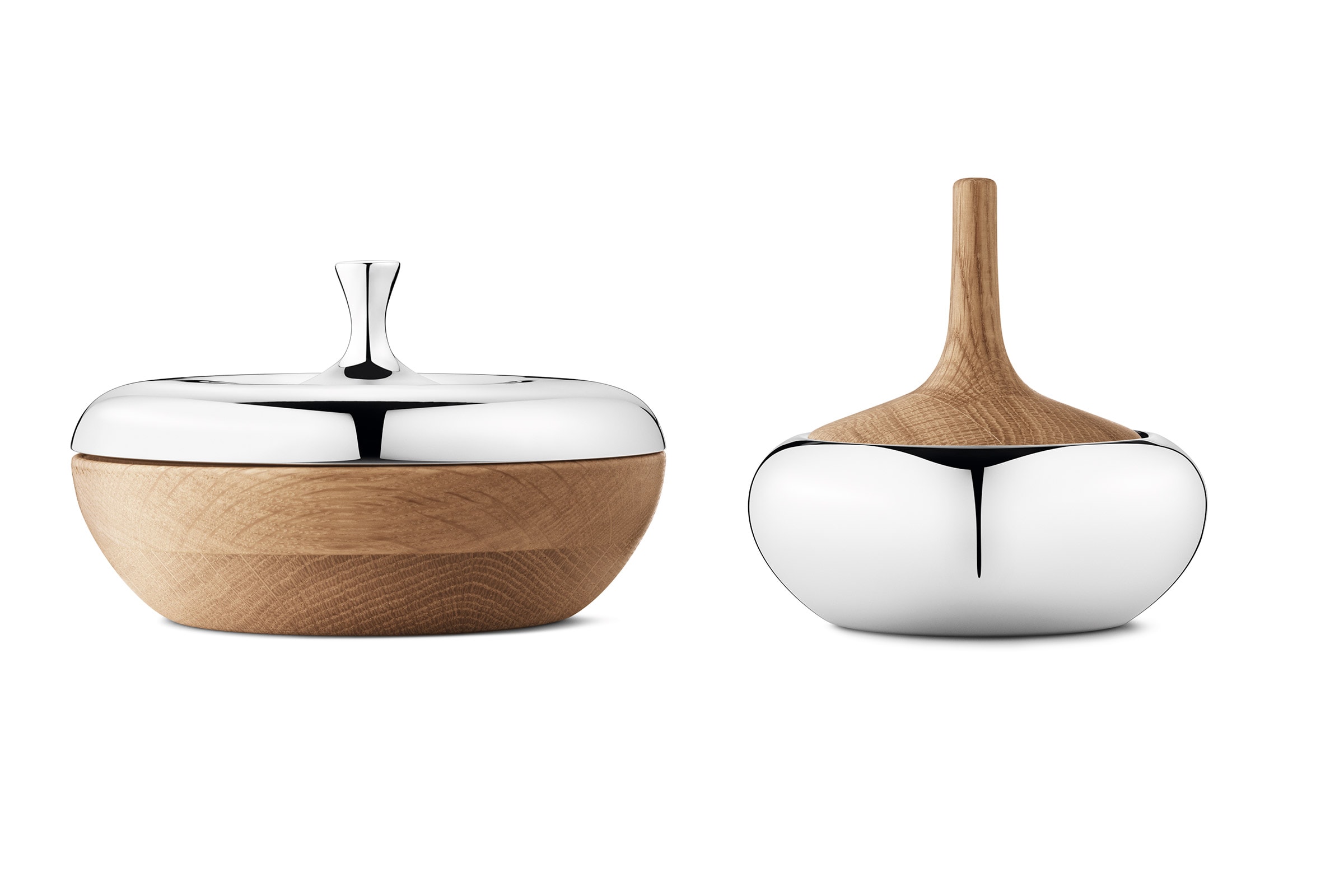 Bonbonnières 'Turnip' & 'Onion'<br />Marque: 'Georg Jensen'