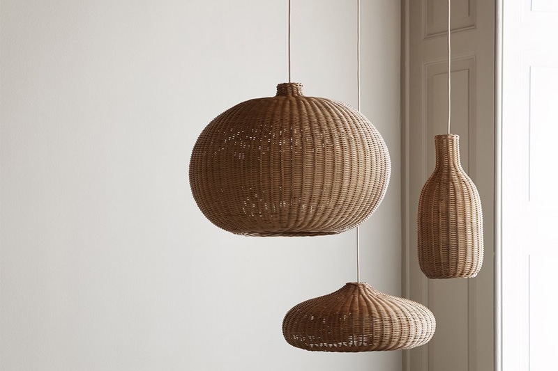 Suspension en Rotin </br>Marque: 'Ferm Living' – Image 3