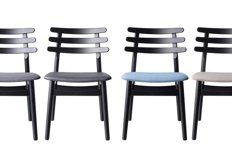 Chaise J48 'Poul M Volther' </br>3 Coloris au Choix