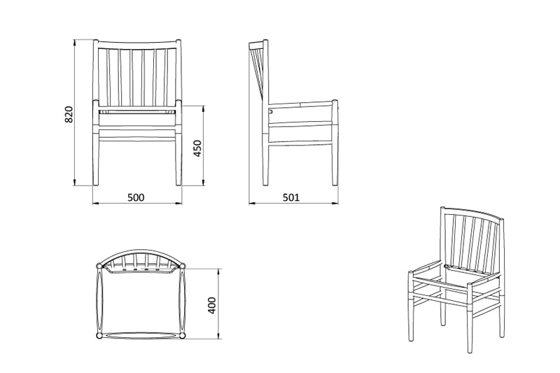 Chaise J80 'Jørgen Bækmark' </br>8 Coloris au Choix – Image 9