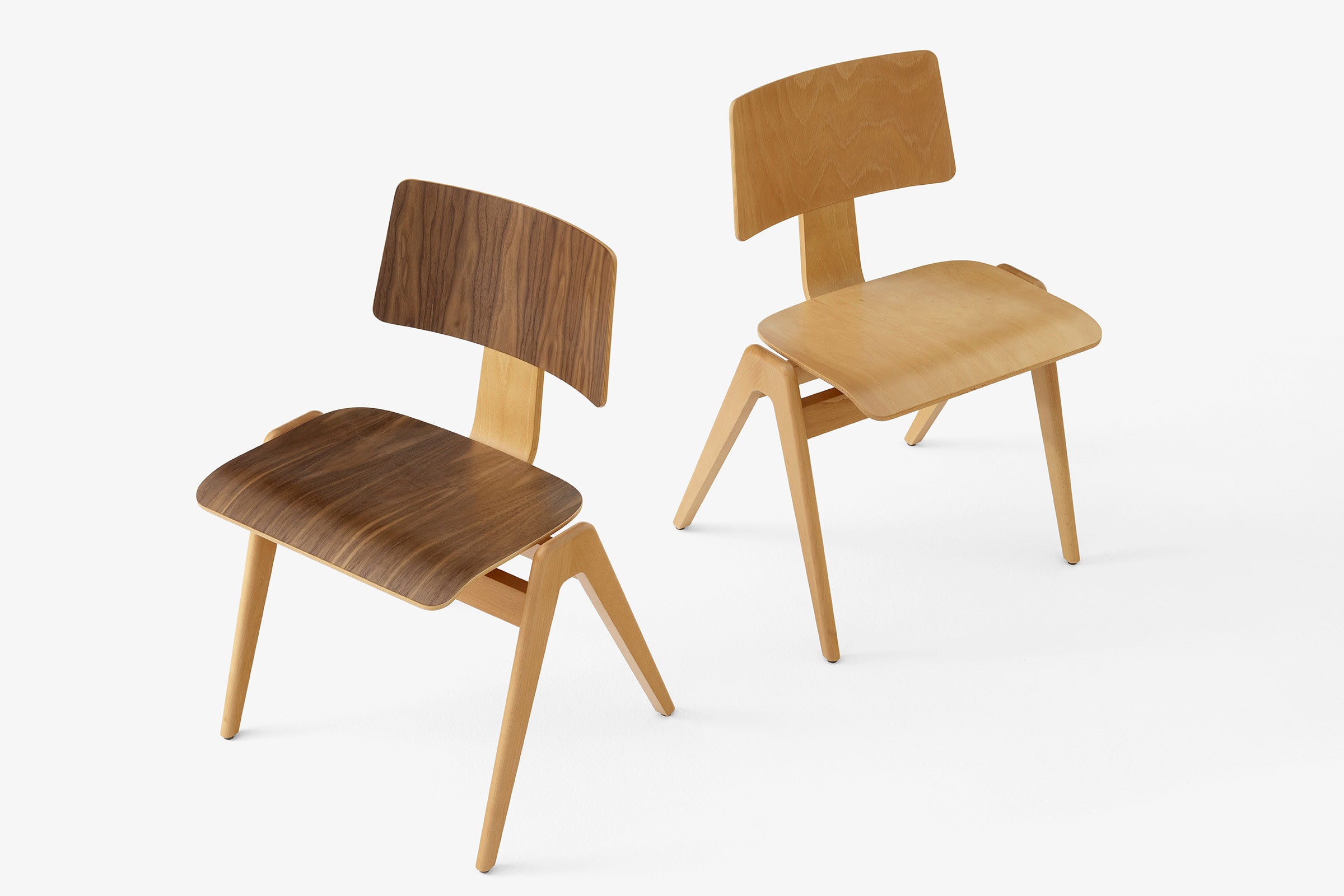 Chaise 'Daystak'</br>'&Tradition'. 2 finitions