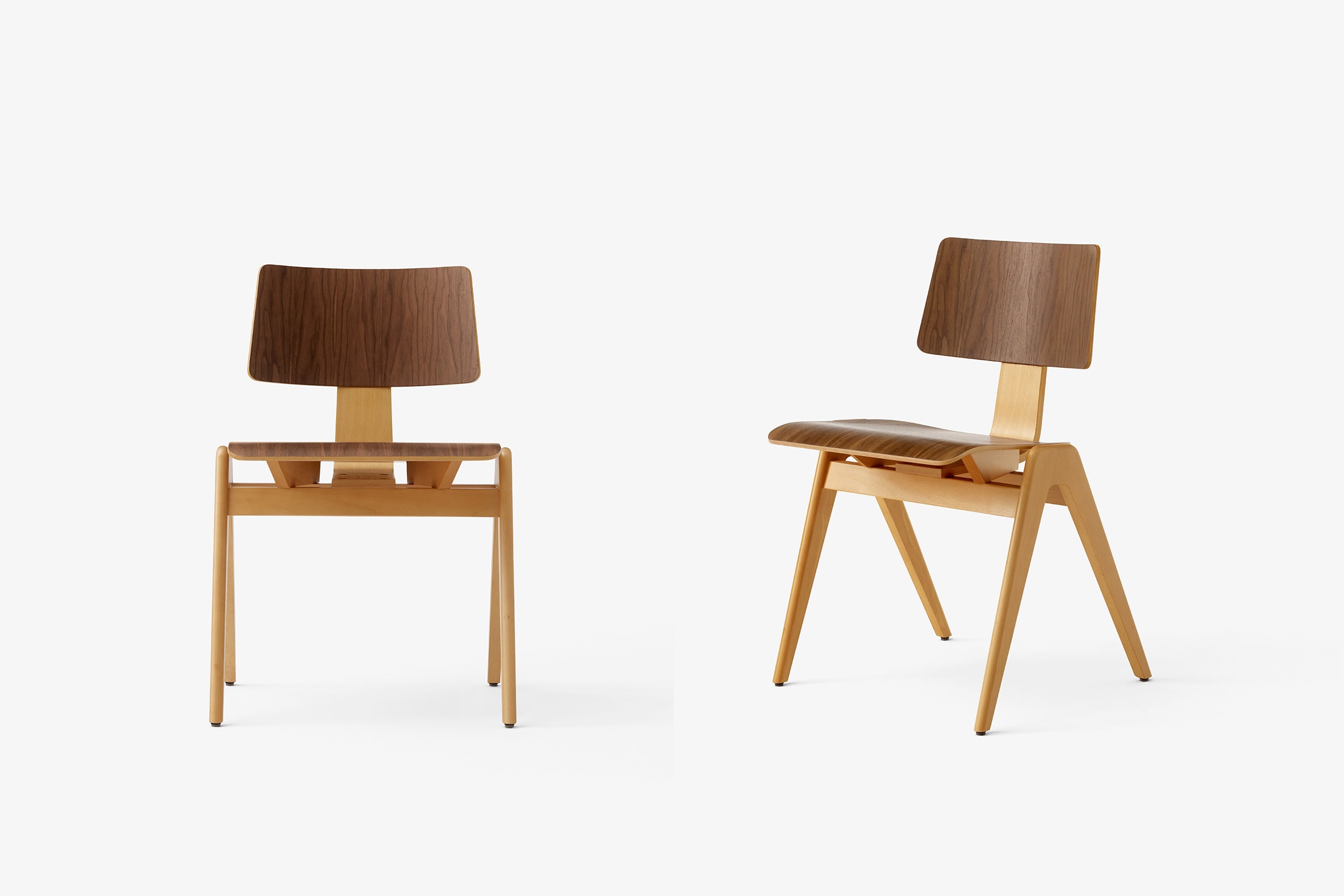Chaise 'Daystak'</br>'&Tradition'. 2 finitions – Image 3