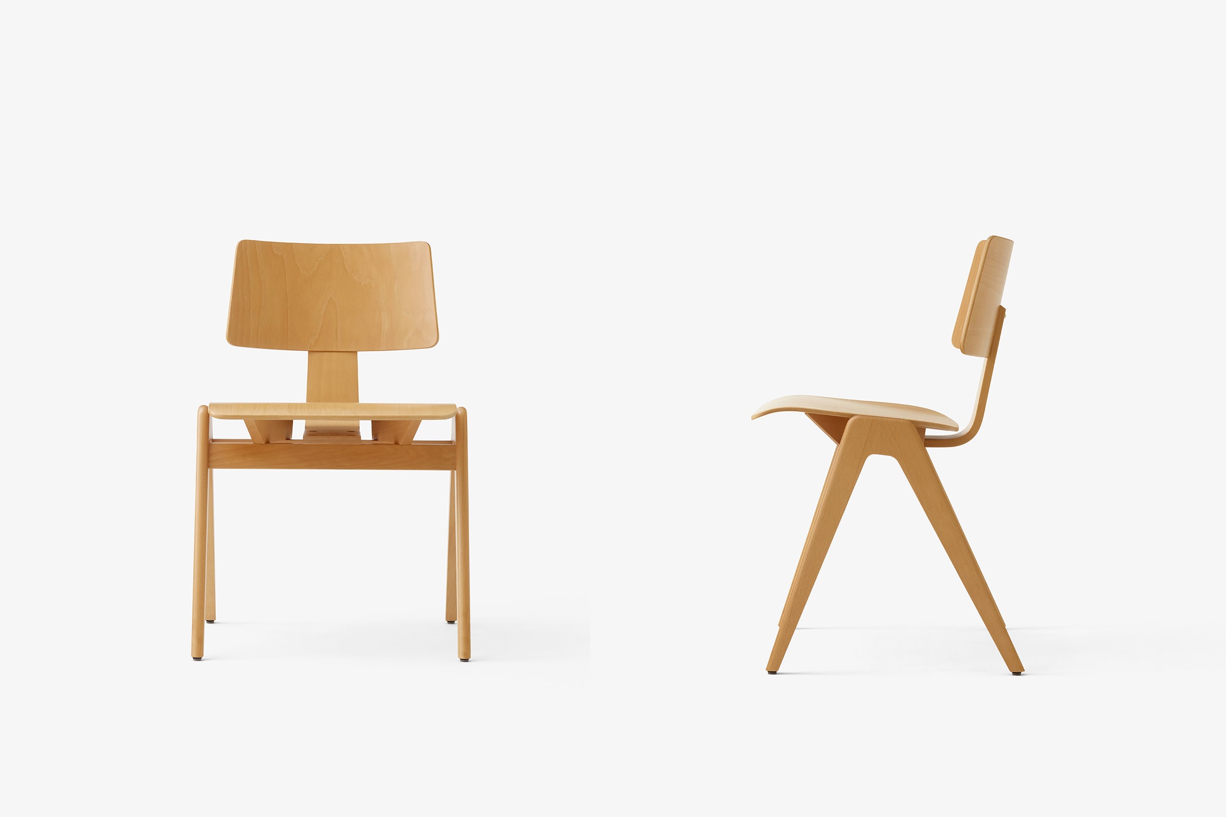Chaise 'Daystak'</br>'&Tradition'. 2 finitions – Image 2