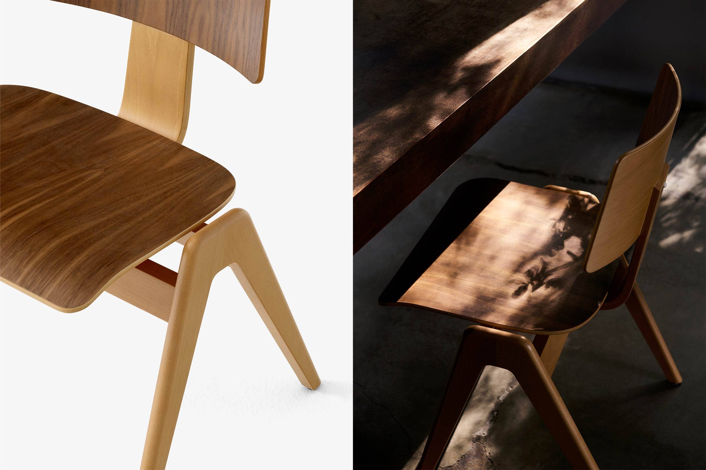 Chaise 'Daystak'</br>'&Tradition'. 2 finitions – Image 4