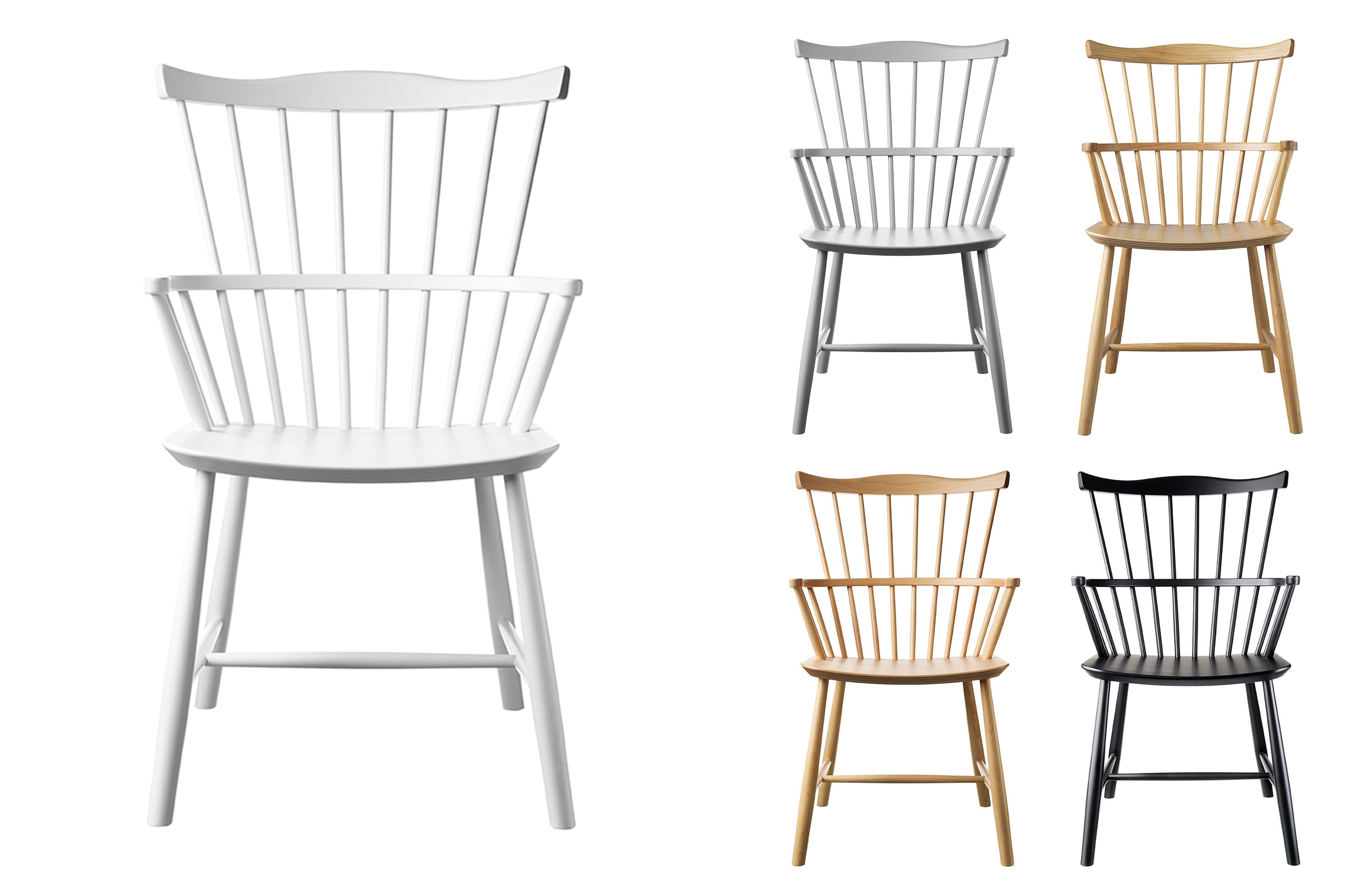 Chaise J52B 'Børge Mogensen' </br>4 Coloris au Choix