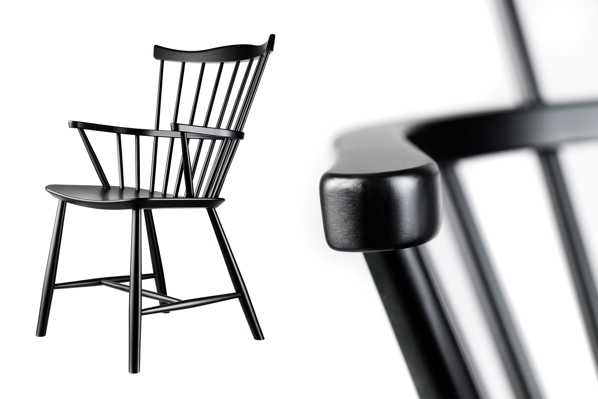 Chaise J52B 'Børge Mogensen' </br>4 Coloris au Choix – Image 9