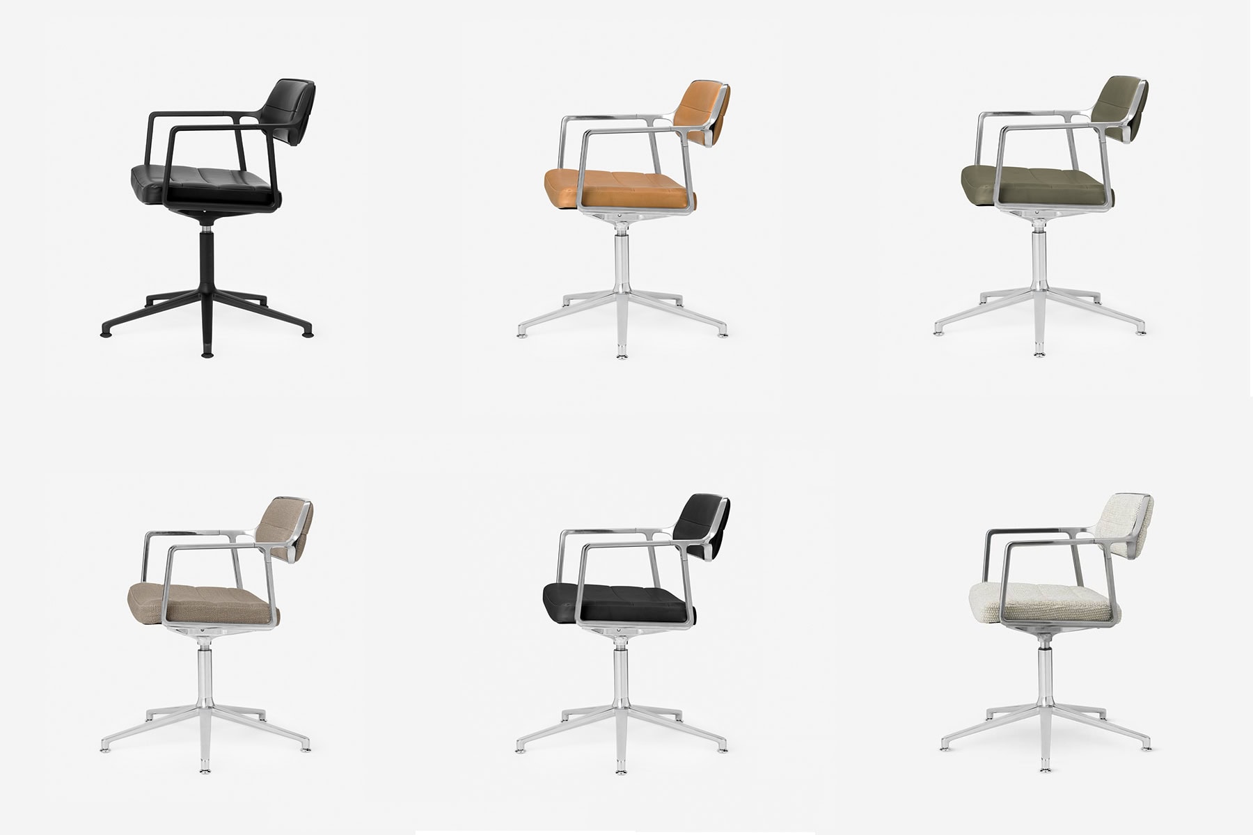 Chaise de Bureau 'Swivel 453 ' <br />Marque: Vipp. 6 finitions au choix – Image 2