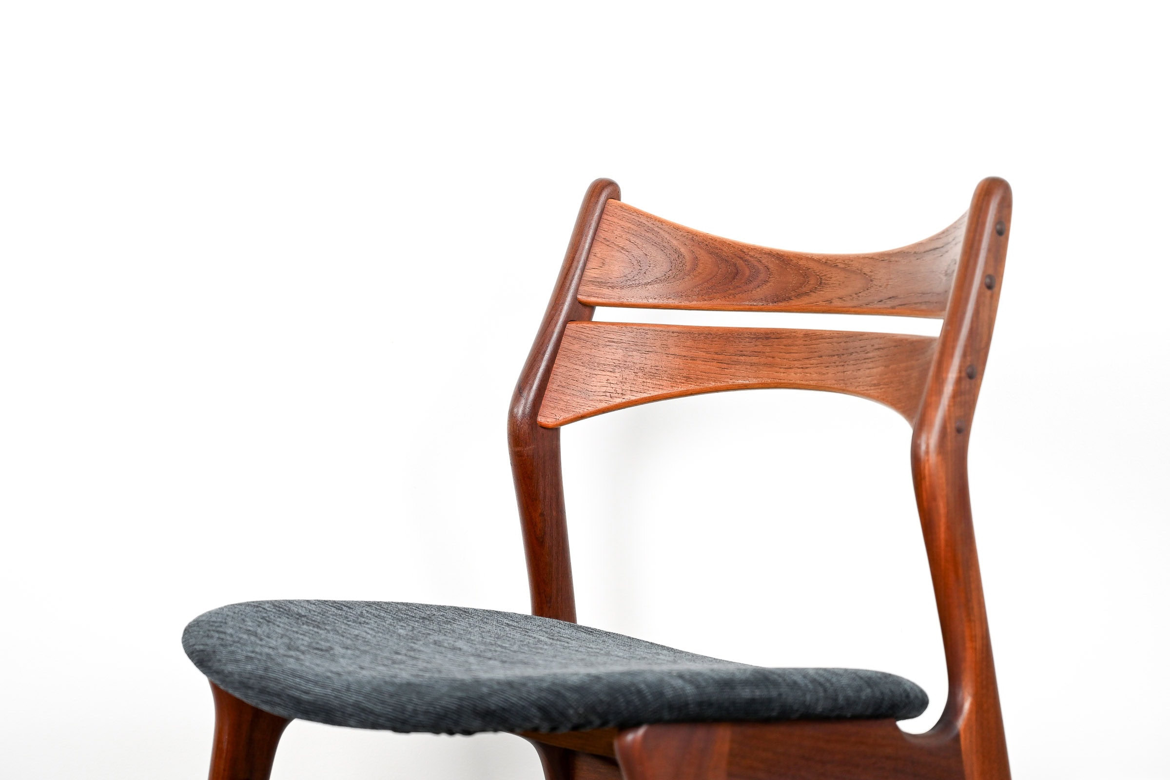 6 Chaises de Table en Teck </br>Designer: 'Erik Buch' – Image 6