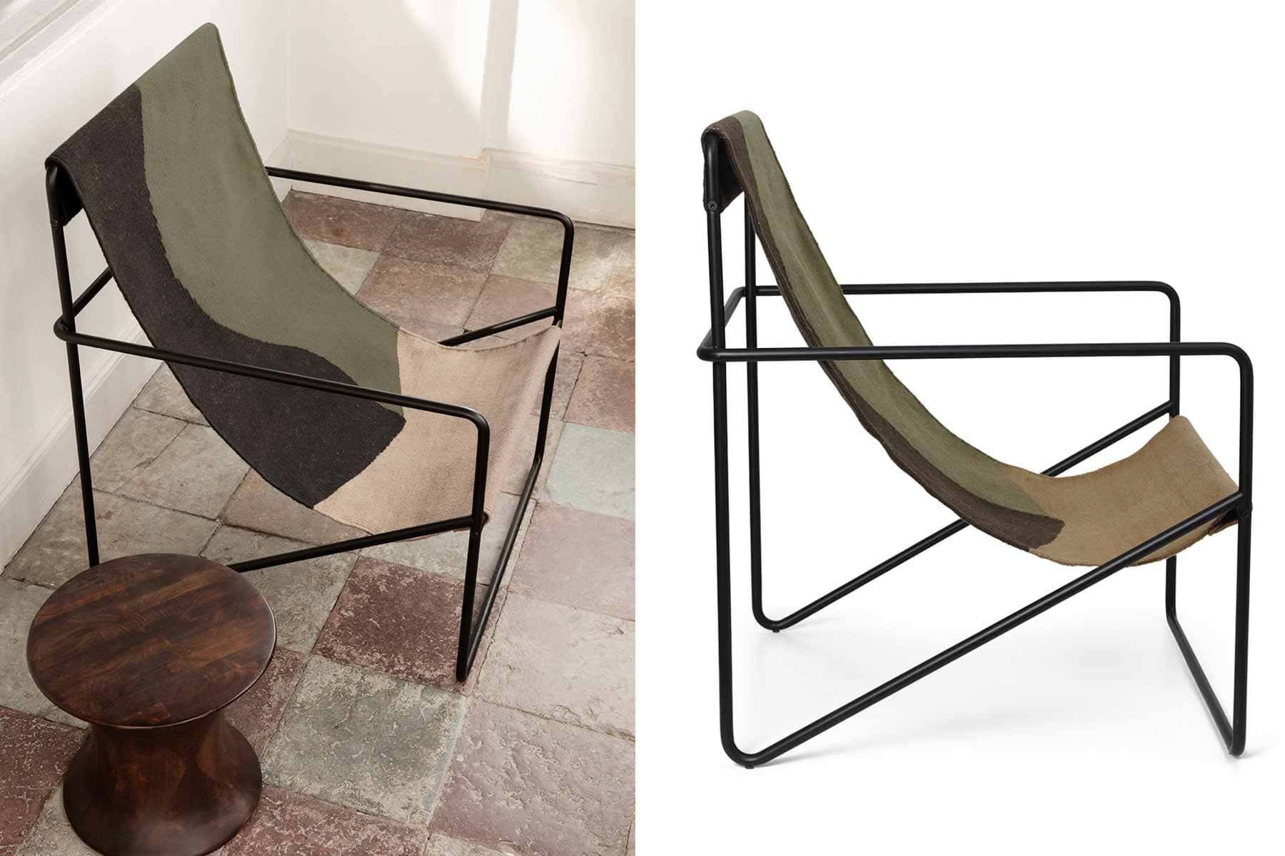 Chaise 'Desert Lounge Chair' </br>Marque: 'Ferm Living' – Image 8