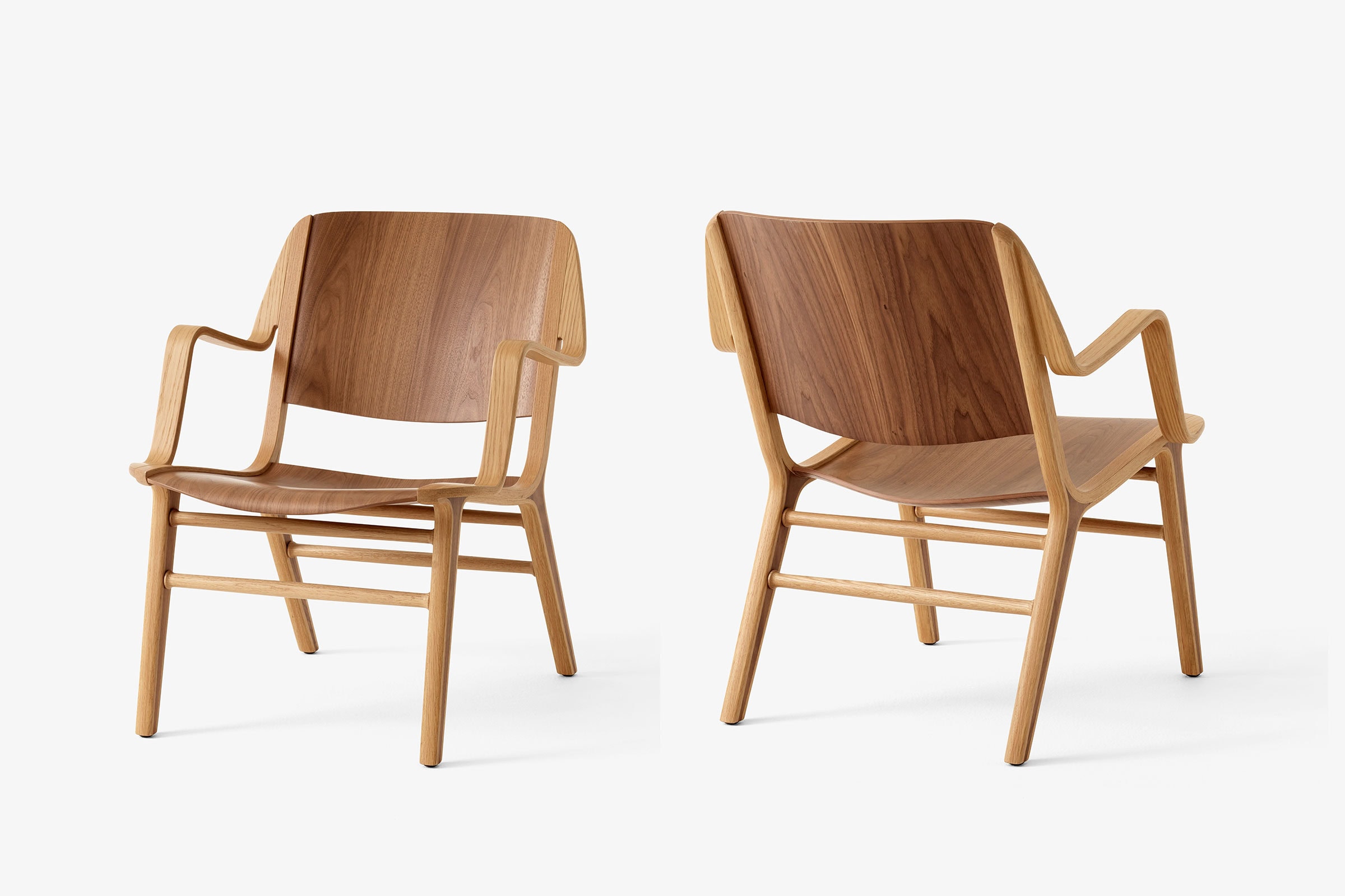 Fauteuil 'AX'</br>'&Tradition'. 2 finitions