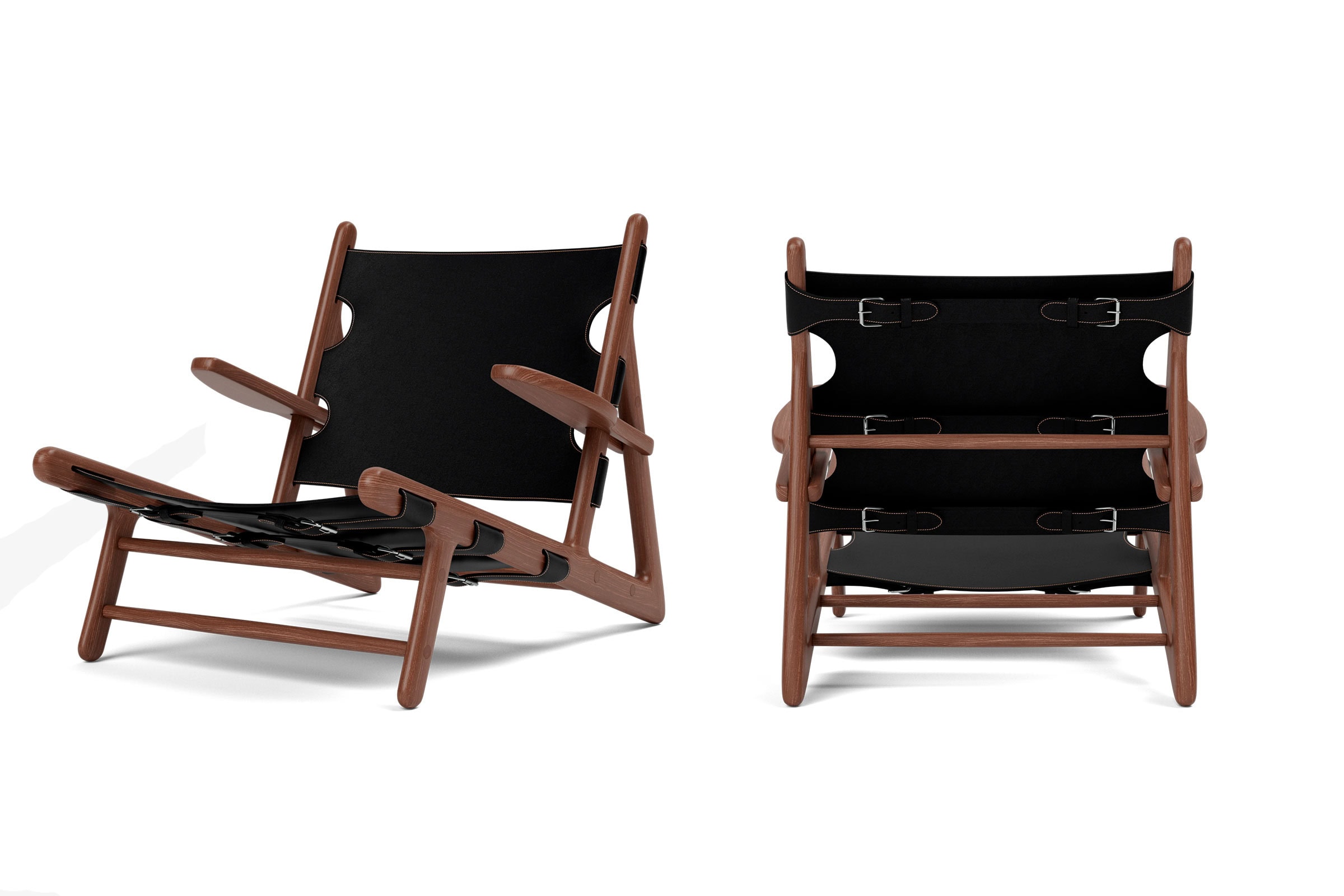 Fauteuil 'The Hunting Chair'</br>'Fredericia'. Plusieurs finitions – Image 2