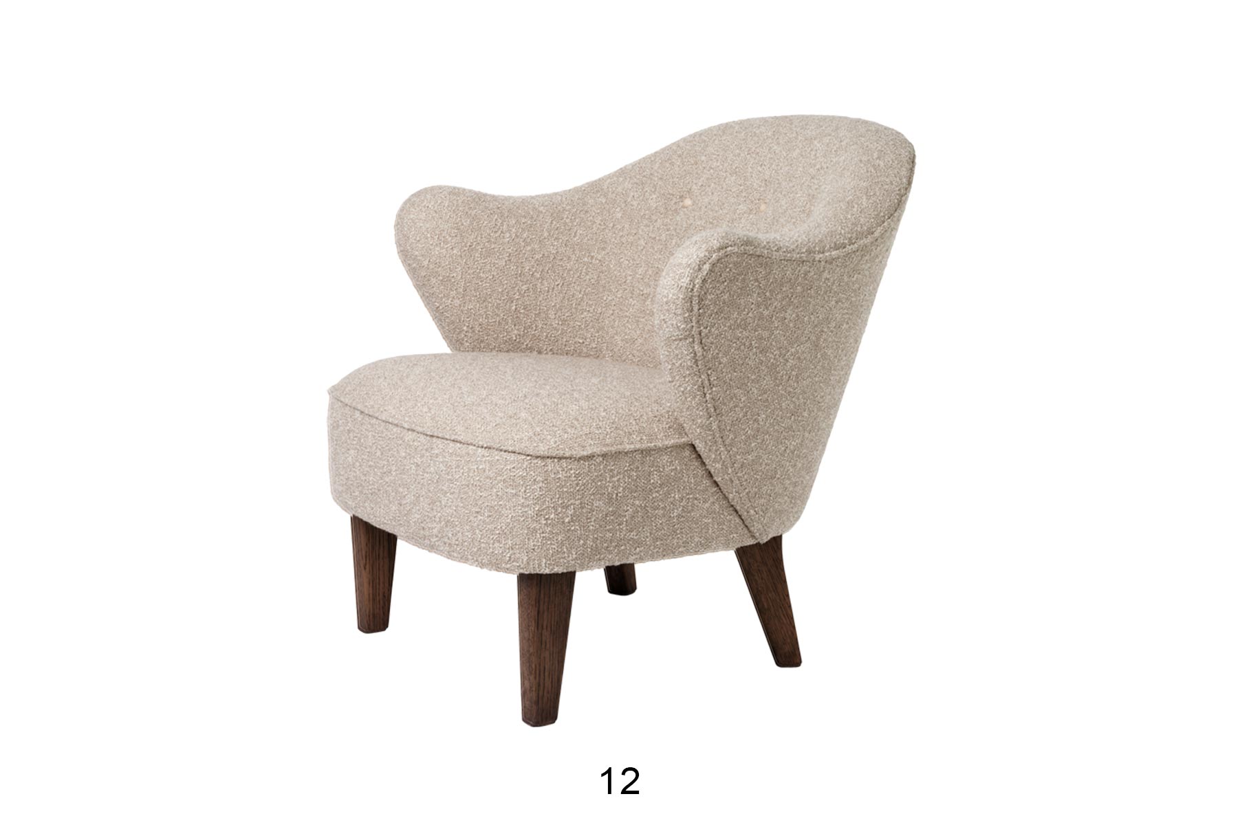 Fauteuil 'Ingeborg' Tissu</br>Marque: 'Audo' 4 finitions – Image 5