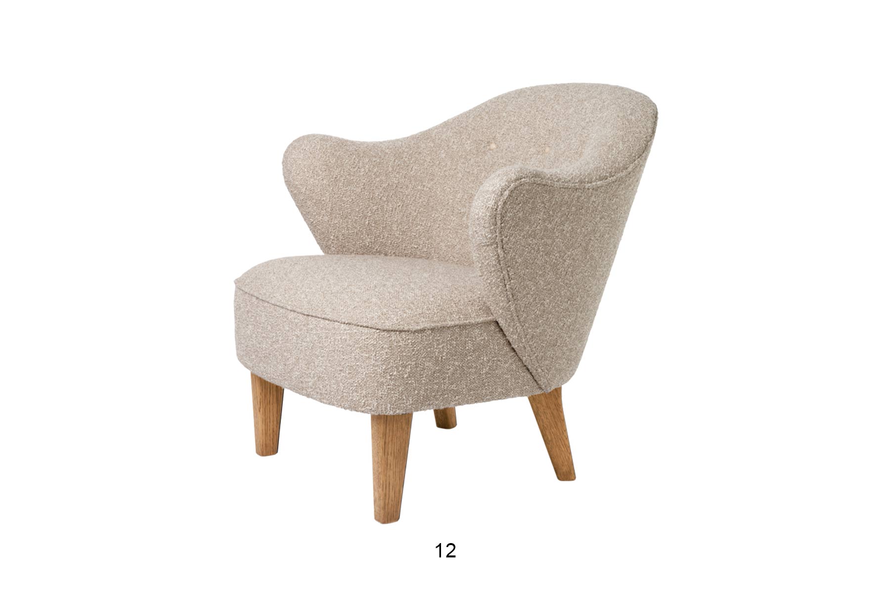 Fauteuil 'Ingeborg' Tissu</br>Marque: 'Audo' 4 finitions – Image 8