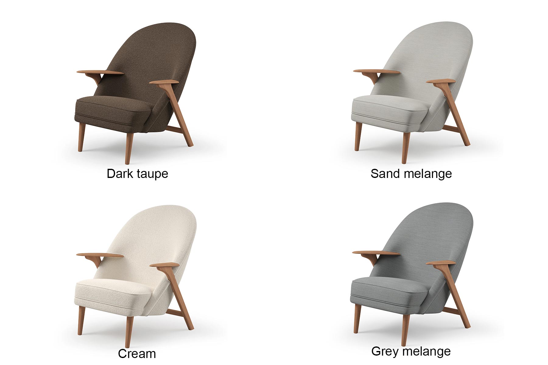 Fauteuil 'Wingman'</br>'Warm Nordic' 16 coloris au choix – Image 4
