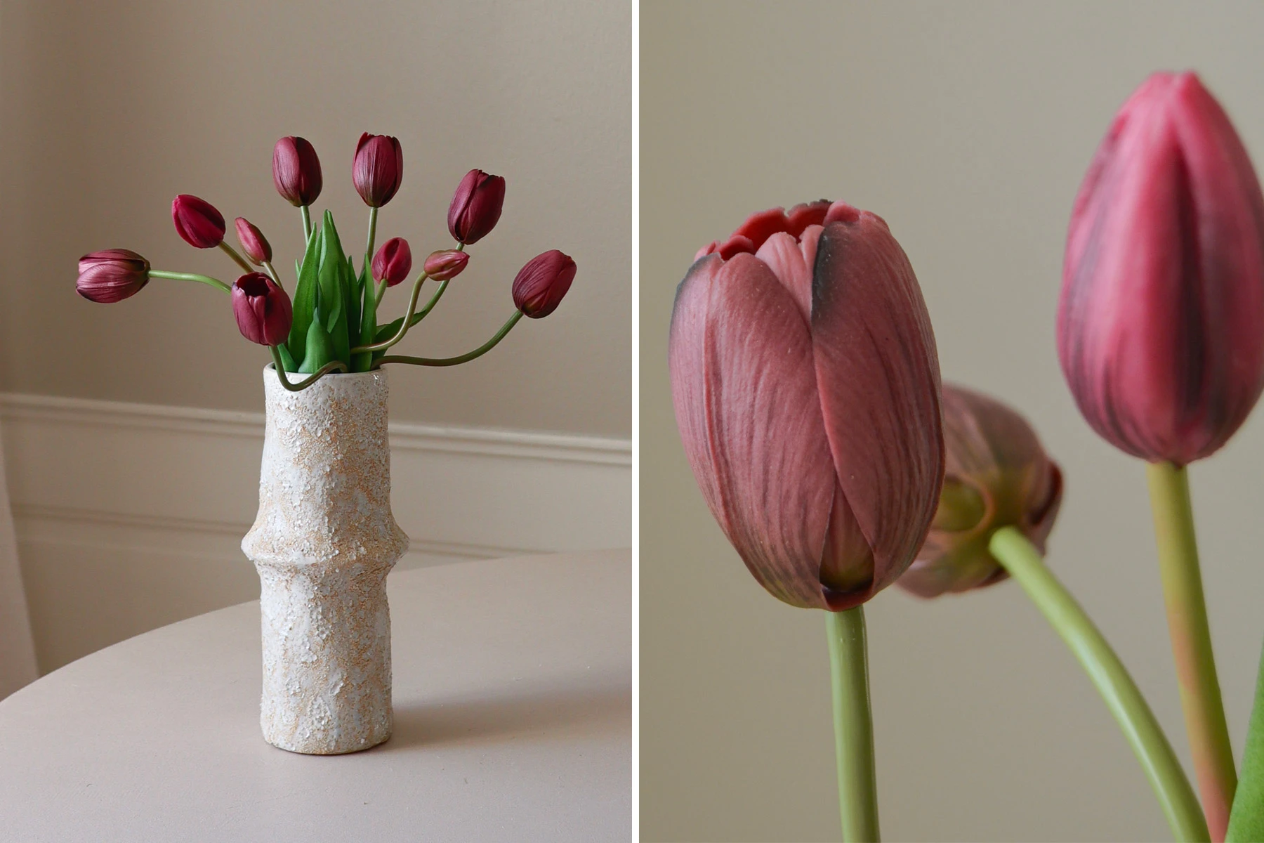 Bouquet de Tulipes Artificielles</br>'Botané Studios' / 5 coloris au choix – Image 2