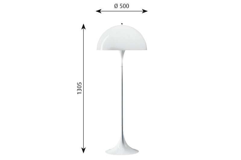 Lampadaire 'Panthella'</br>Designer: 'Verner Panton' – Image 2