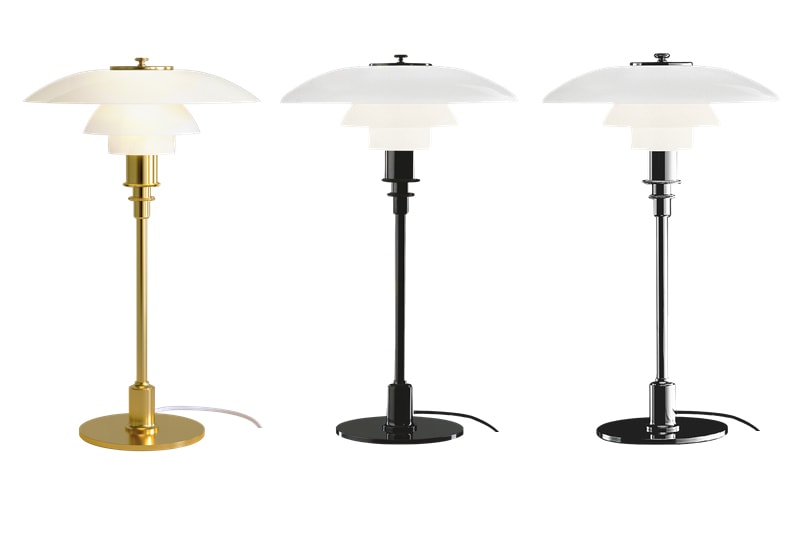 Lampe de Table '3/2' </br>Designer: 'Poul Henningsen'