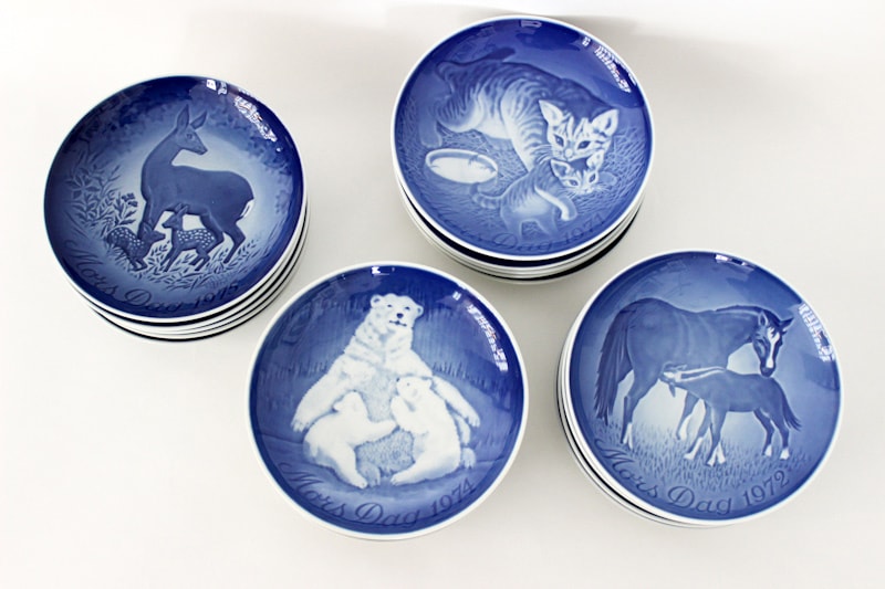 Assiettes en Porcelaine </br>‘Bing & Gröndahl' (B&G)