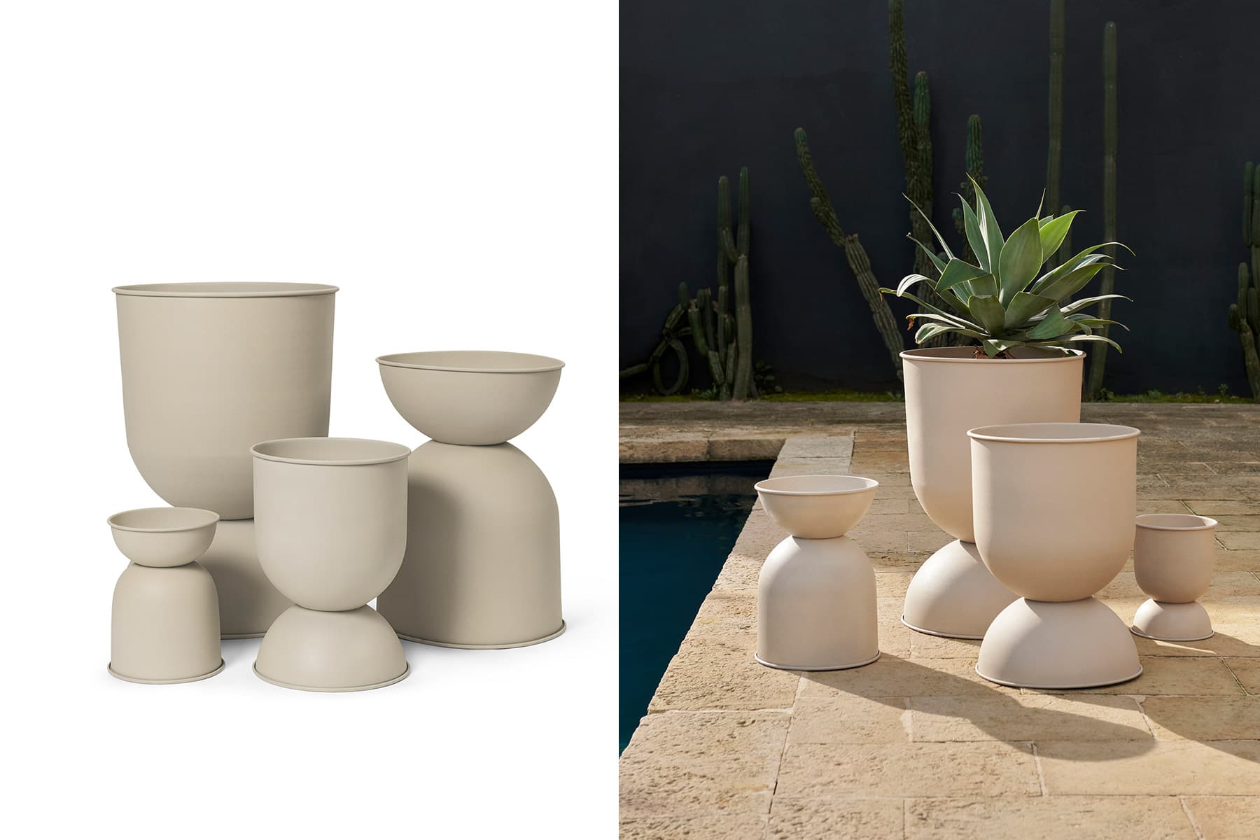 Pot de Plante 'Hourglass' </br>Marque: 'Ferm Living' 4 tailles – Image 5