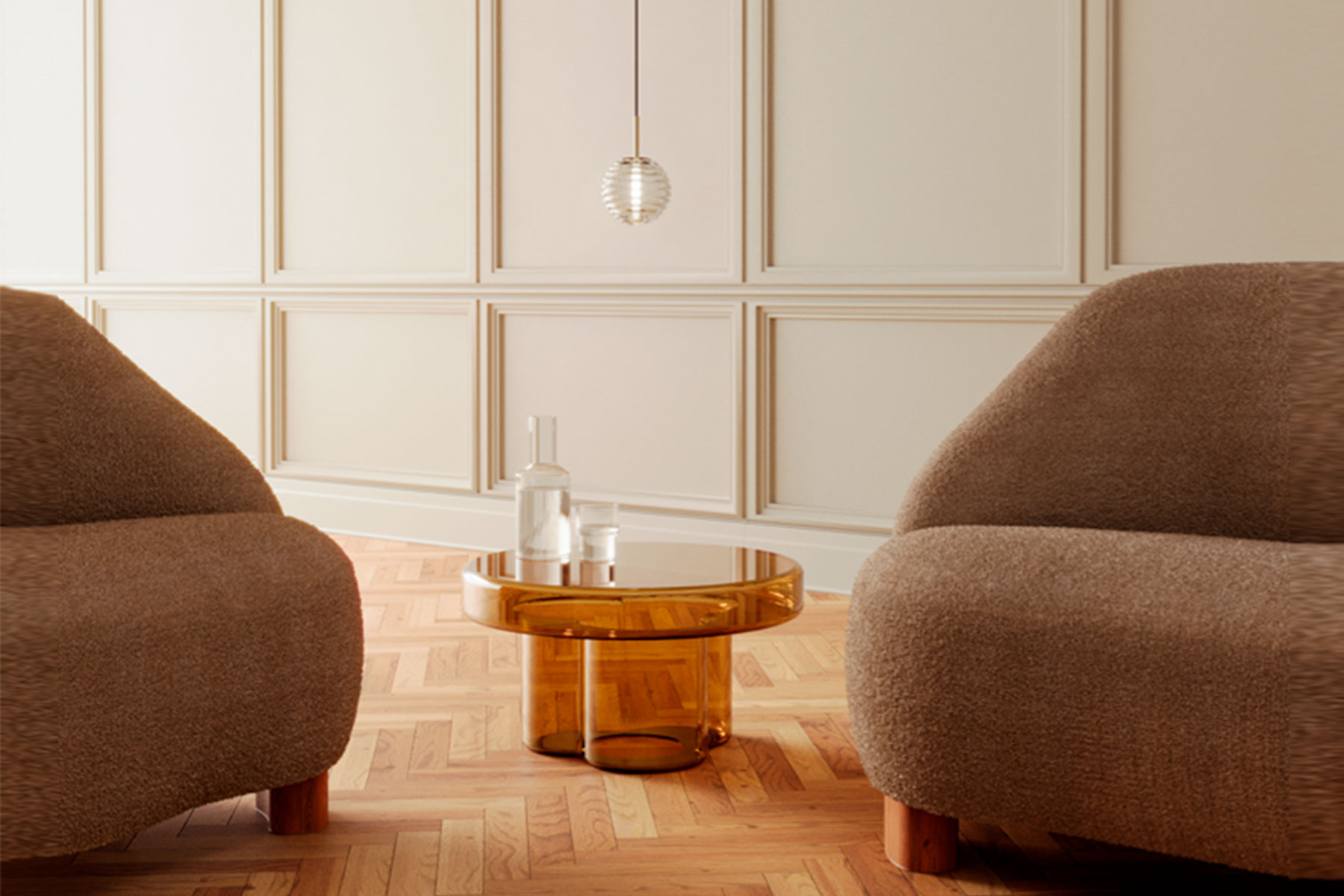 Suspension 'Doul' </br> Marque: 'Aromas'. 2 finitions – Image 2