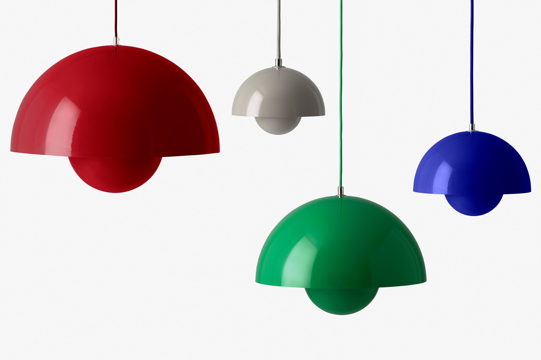 Suspensions 'Flowerpot' </br>Verner Panton / 4 Tailles 16 Coloris