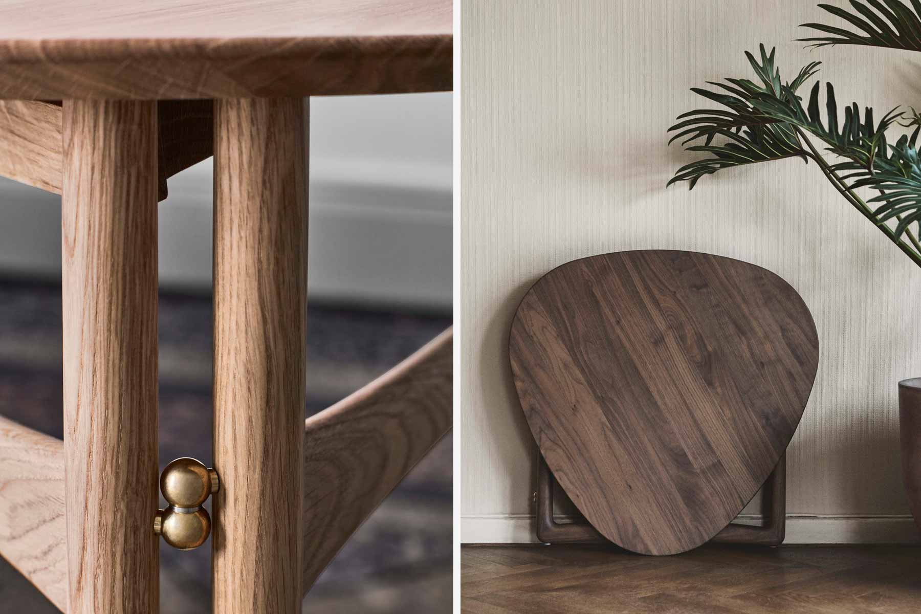 Table Basse 'Drop Leaf' </br>Designers: 'Hvidt & Mølgaard' – Image 5