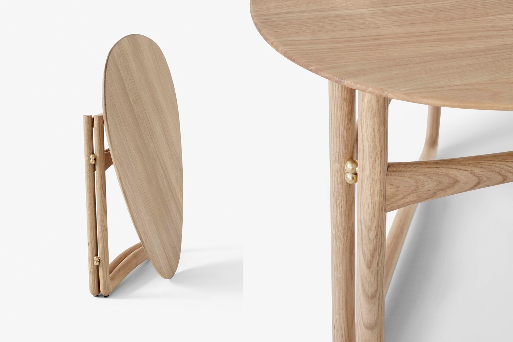 Table Basse 'Drop Leaf' </br>Designers: 'Hvidt & Mølgaard' – Image 6