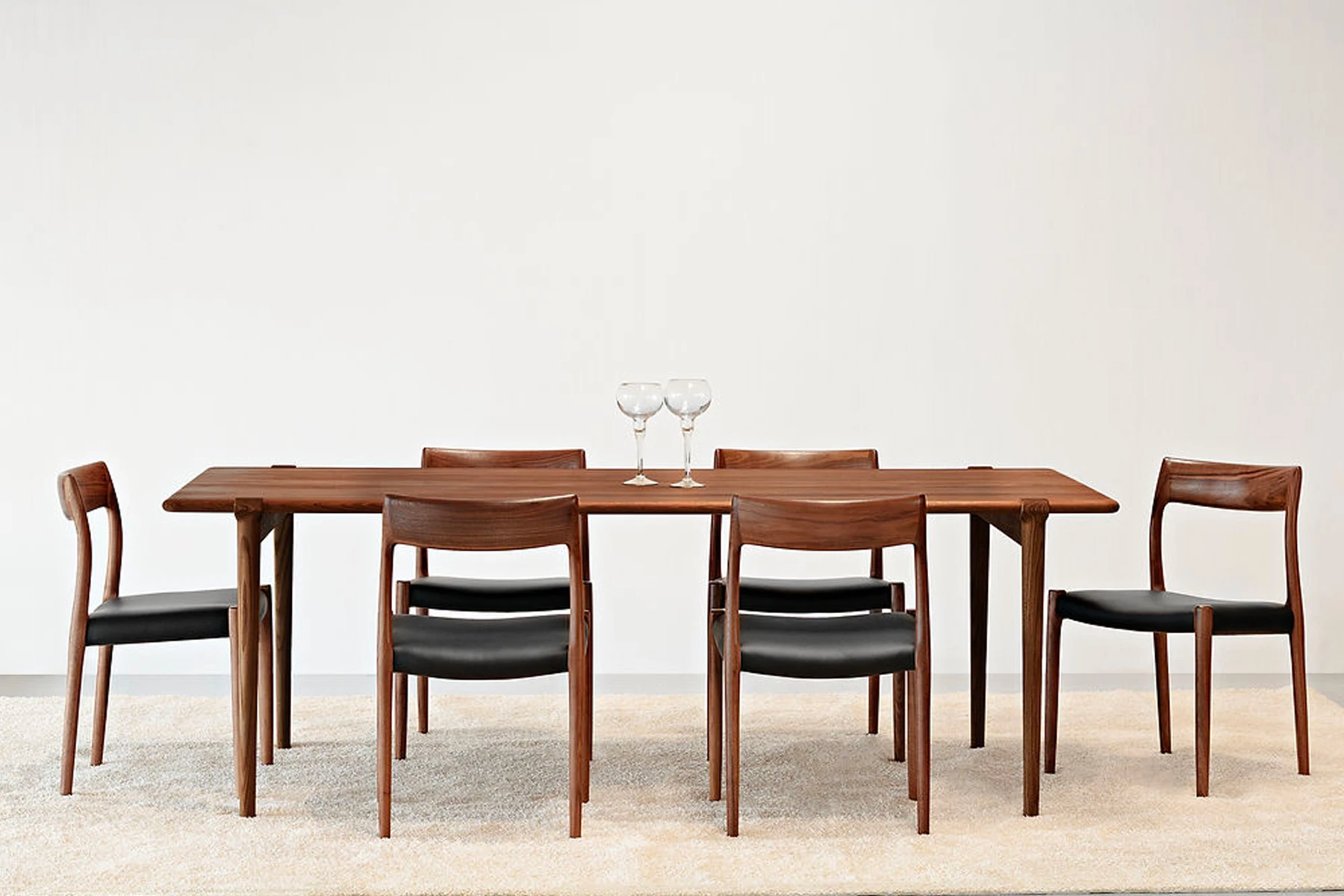 Table de Repas en Noyer </br>'J. L. Møller' 2 Tailles – Image 3