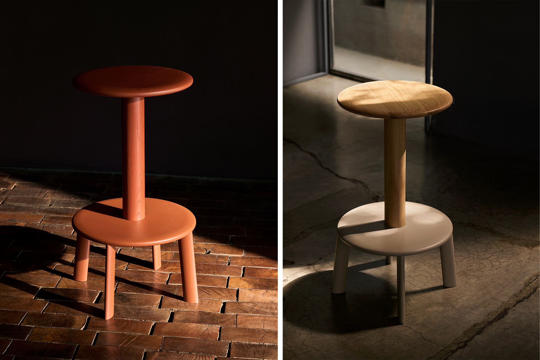 Tabouret de Mar 'Massif'</br>'&Tradition'. couleurs & hauteurs au choix – Image 6