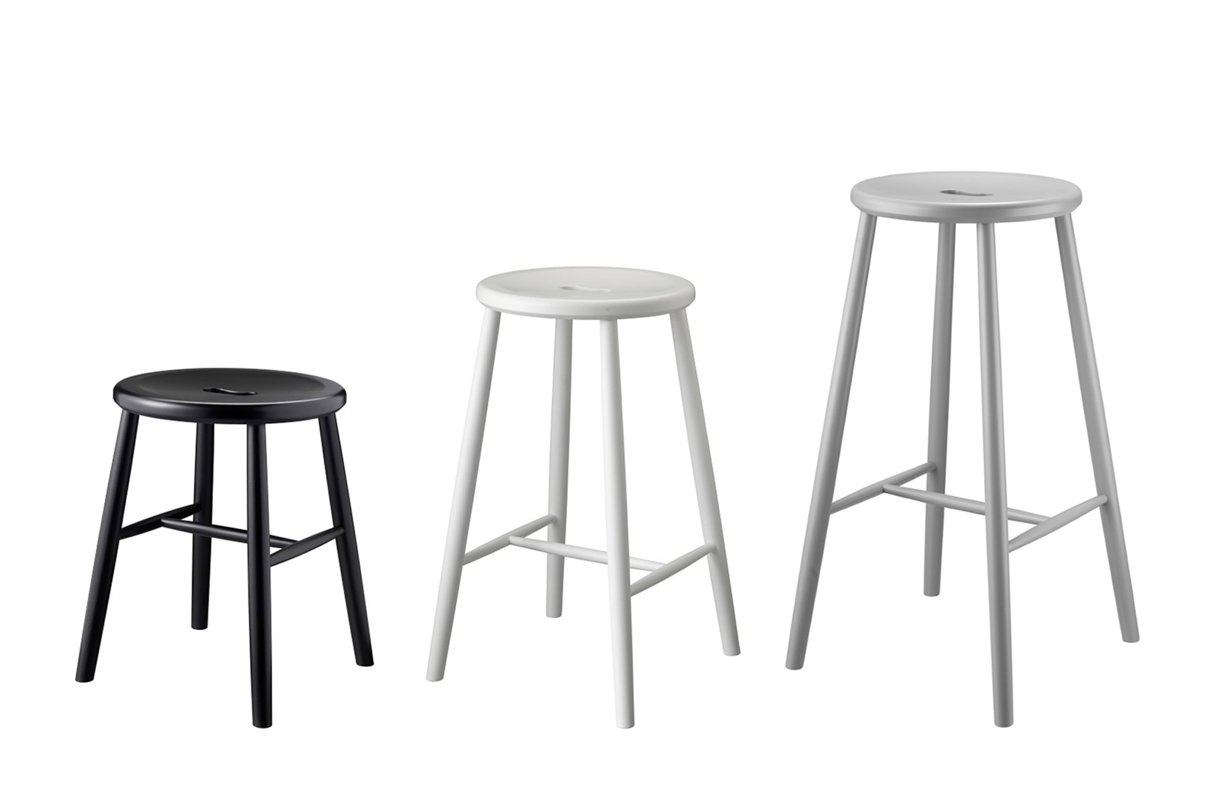Tabouret J27 'Børge Mogensen' </br>3 hauteurs & finitions au choix