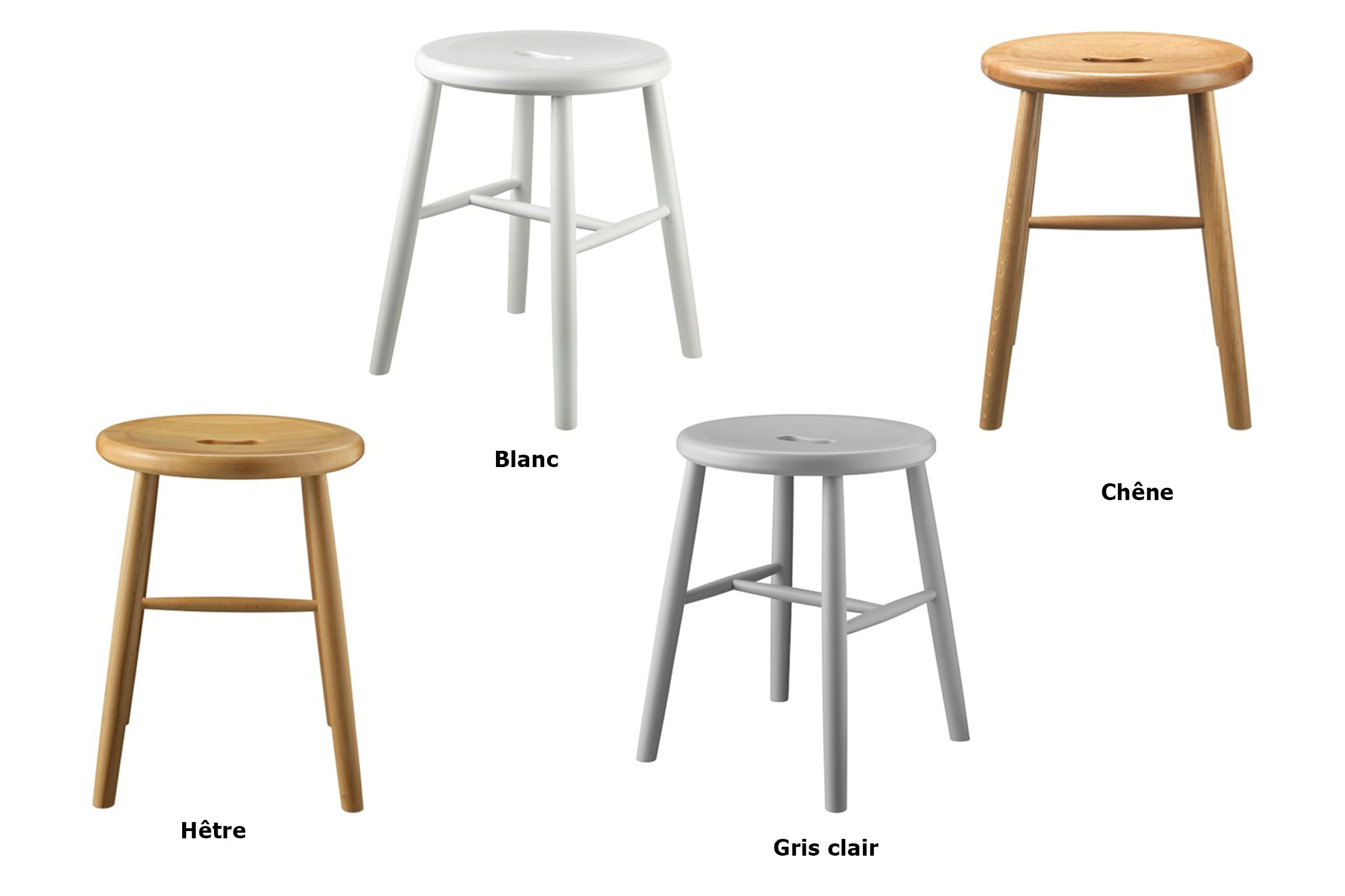Tabouret J27 'Børge Mogensen' </br>3 hauteurs & finitions au choix – Image 2