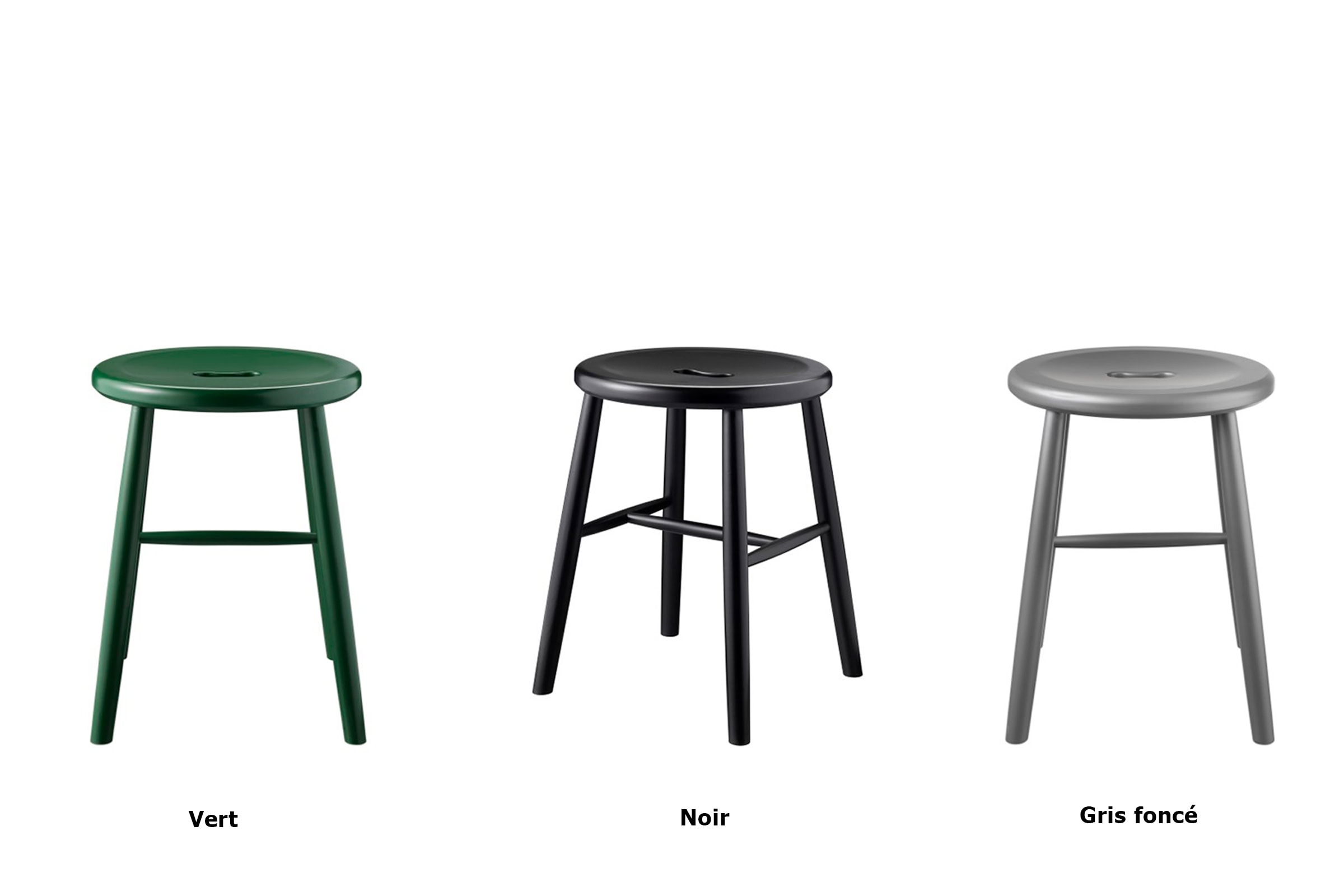 Tabouret J27 'Børge Mogensen' </br>3 hauteurs & finitions au choix – Image 3