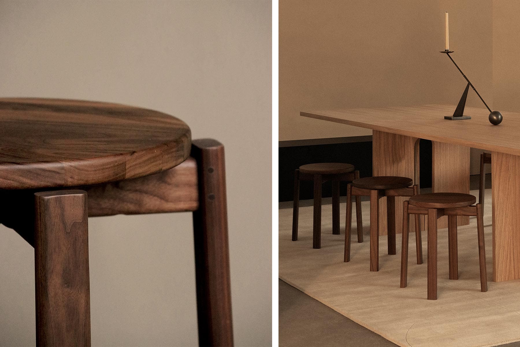 Tabouret 'Passage'</br>'Audo Copenhagen'. Plusieurs finitions – Image 5