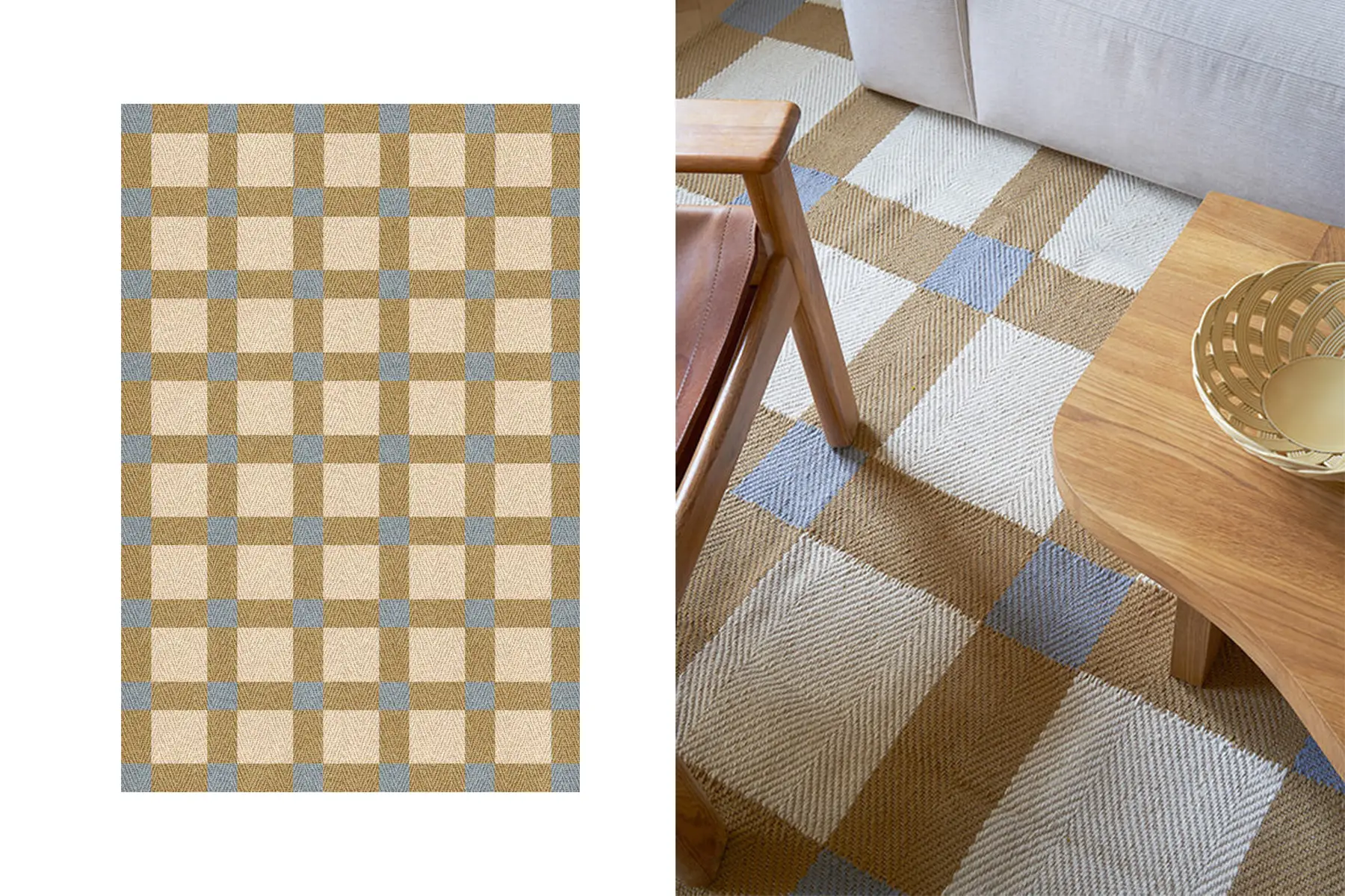 Tapis en Jute 'Evelina Kroon'</br>'Layered'. Plusieurs Tailles au Choix – Image 5
