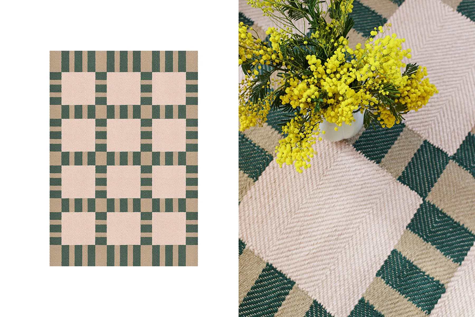 Tapis en Jute 'Evelina Kroon'</br>'Layered'. Plusieurs Tailles au Choix