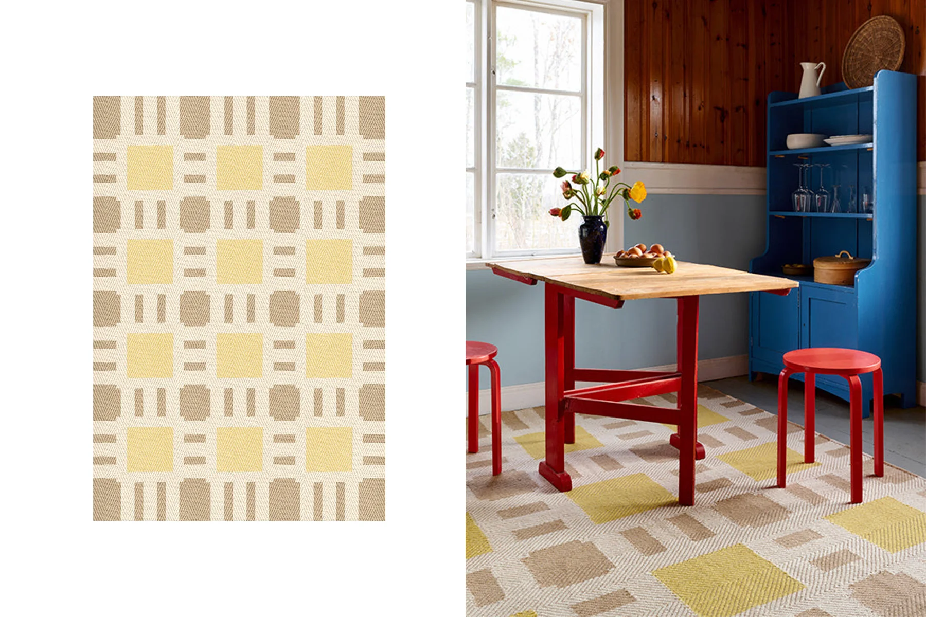 Tapis en Jute 'Evelina Kroon'</br>'Layered'. Plusieurs Tailles au Choix – Image 3